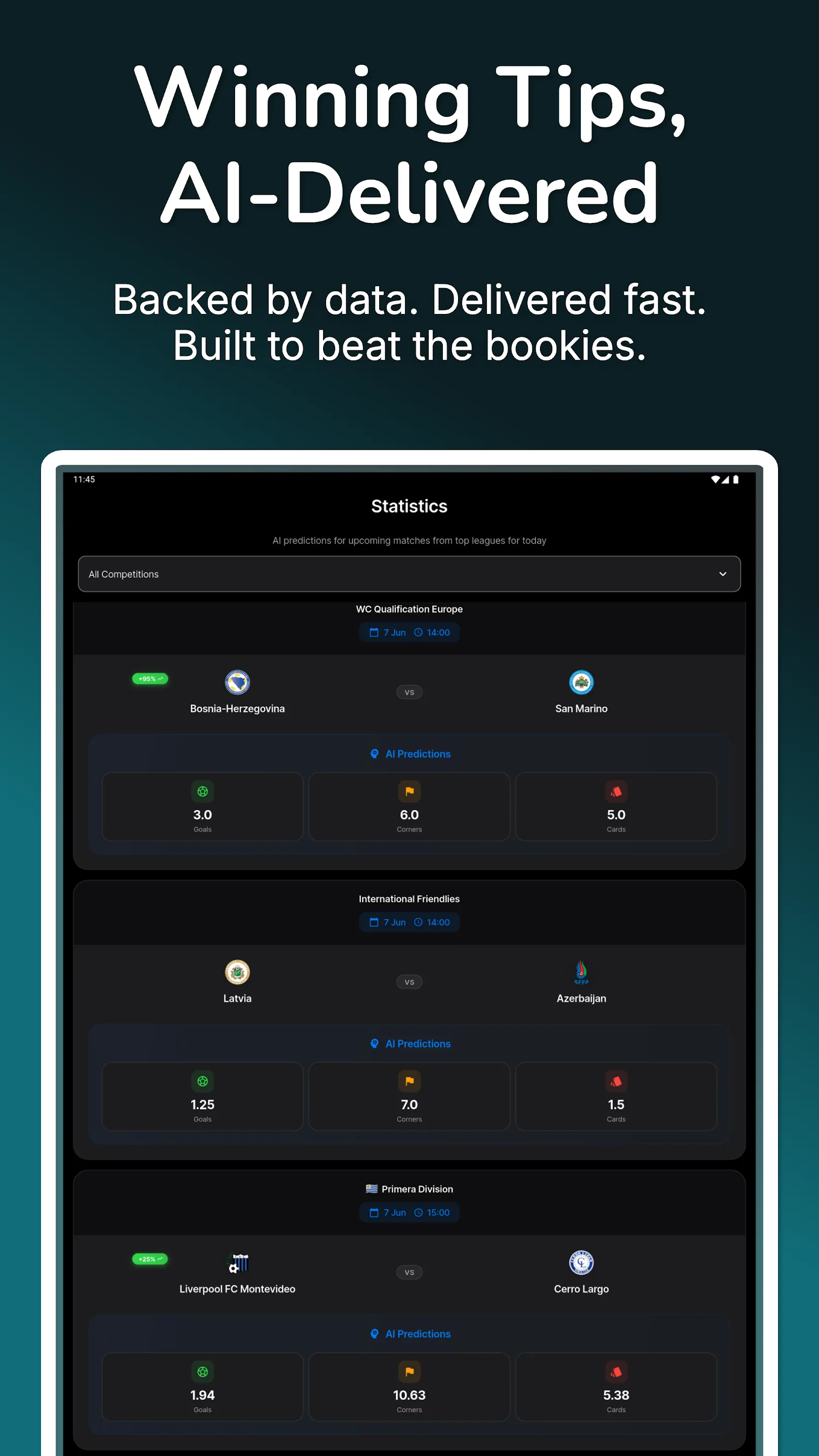 AI Betting Tips - Football | Indus Appstore | Screenshot