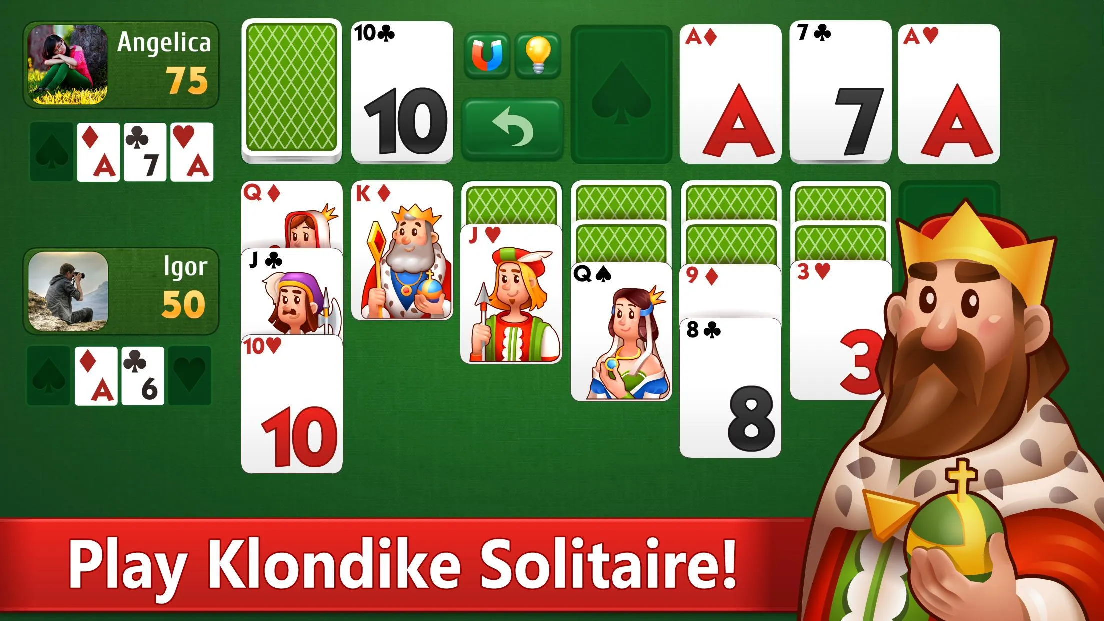 Klondike Solitaire card game | Indus Appstore | Screenshot