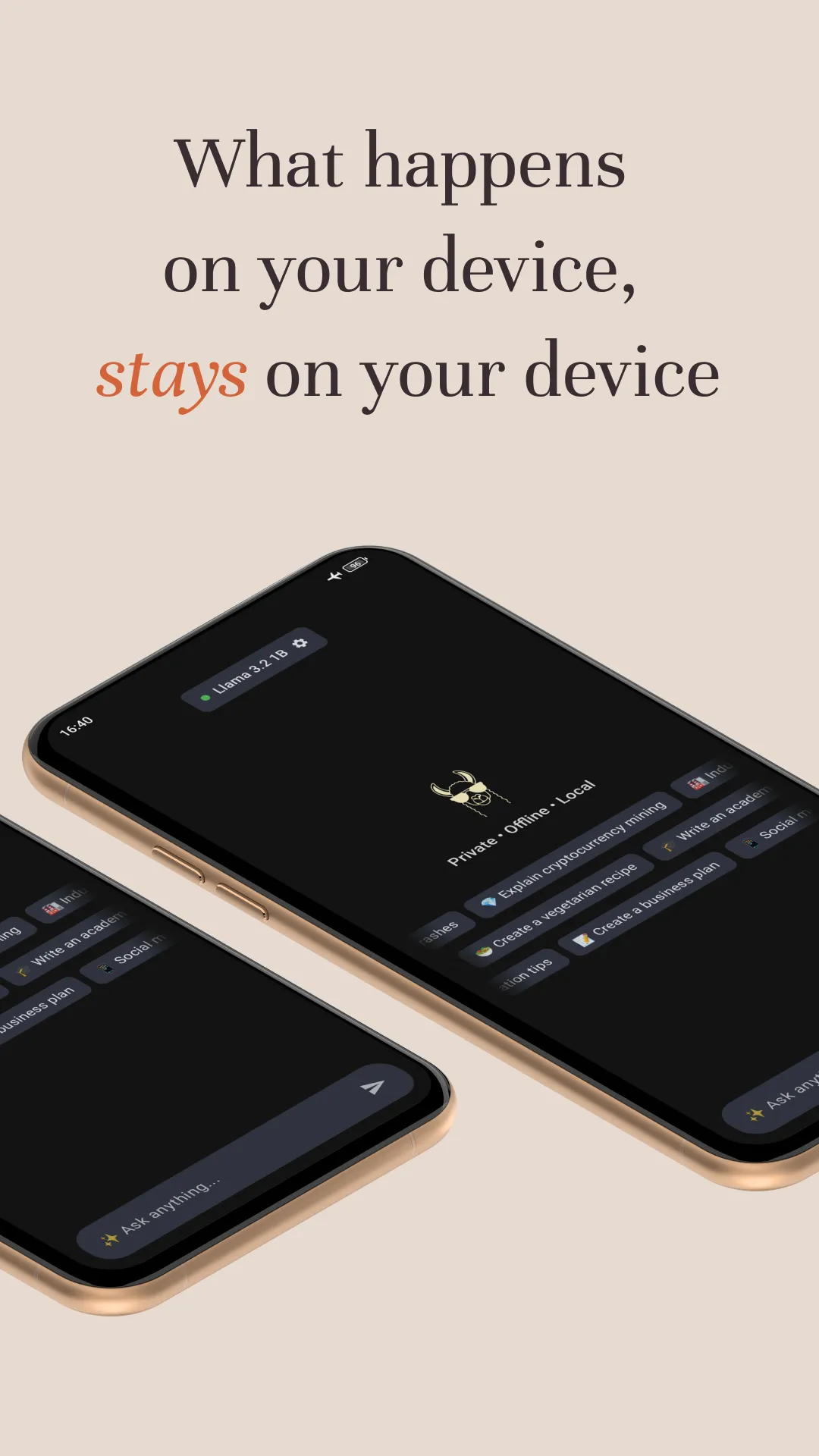 Llamao — Private & Offline AI | Indus Appstore | Screenshot