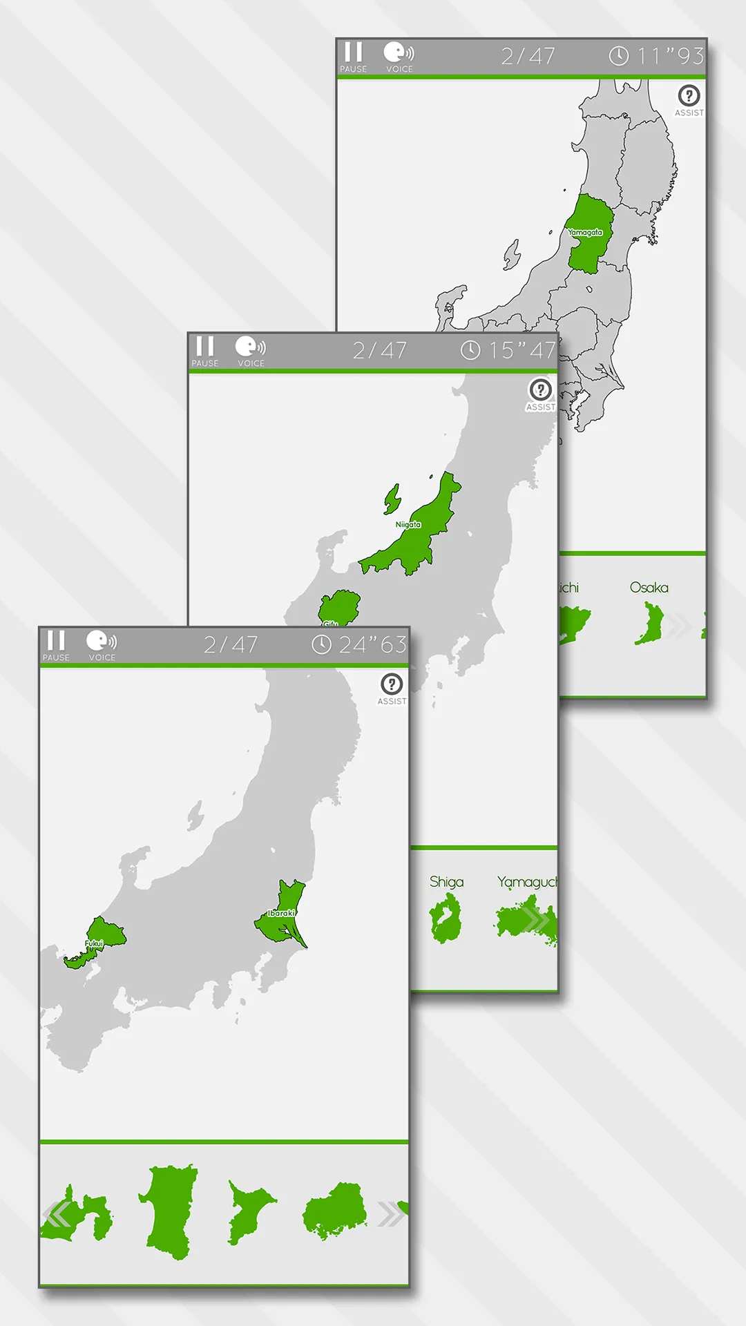 E. Learning Japan Map Puzzle | Indus Appstore | Screenshot