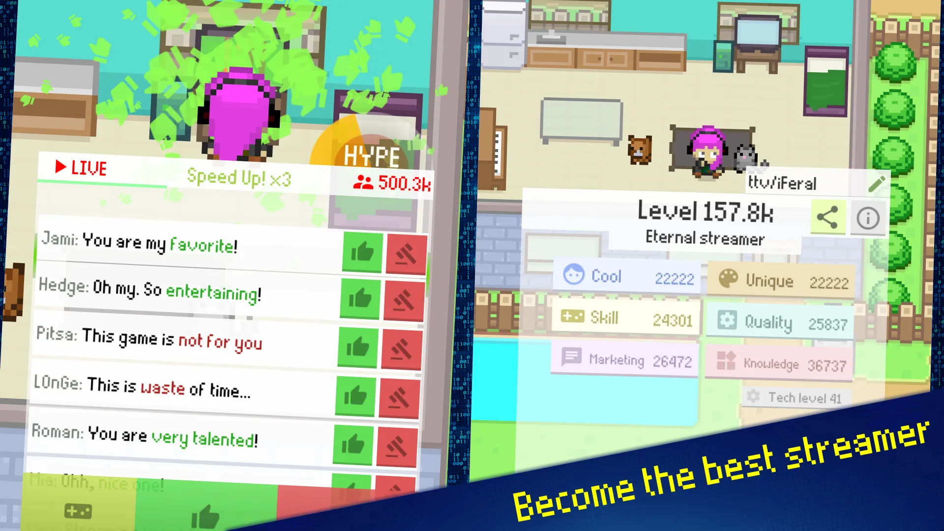 Streamer Sim Tycoon | Indus Appstore | Screenshot