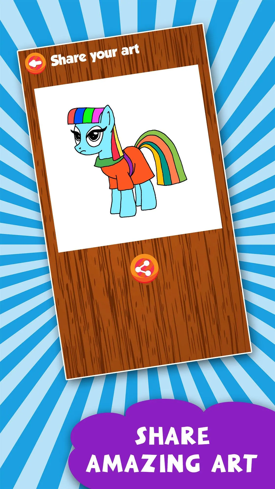 My Pony Game - Coloring Book | Indus Appstore | Screenshot