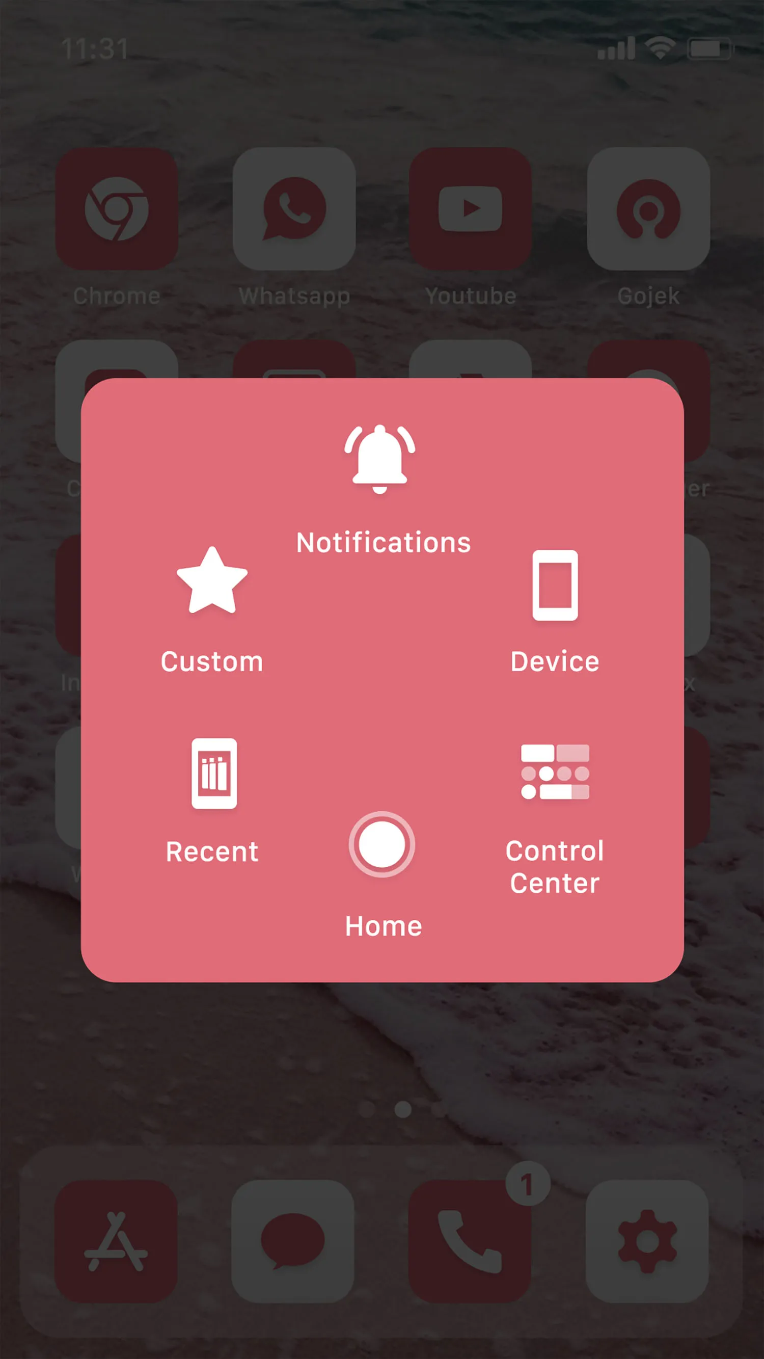 Wow Soft Red Theme - Icon Pack | Indus Appstore | Screenshot