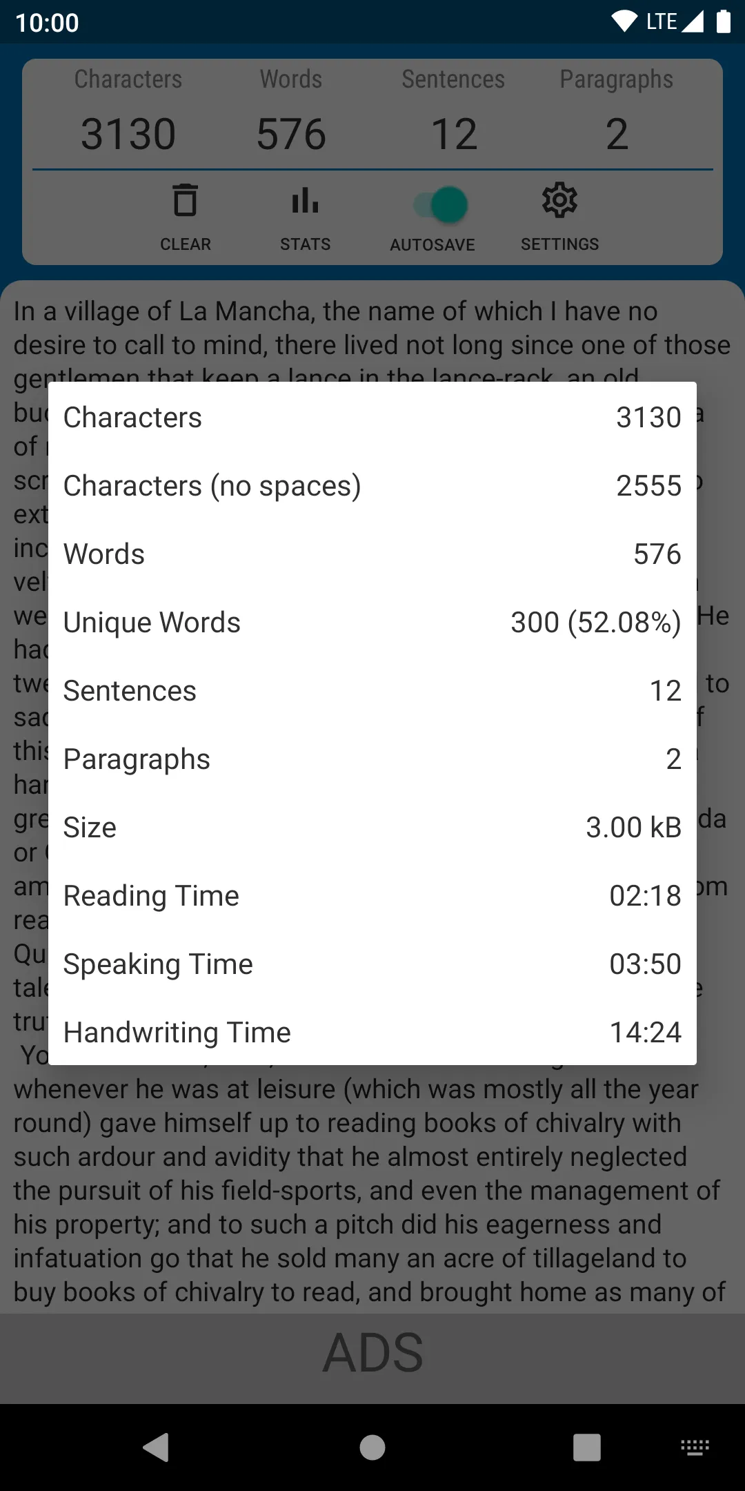 Word Counter | Indus Appstore | Screenshot