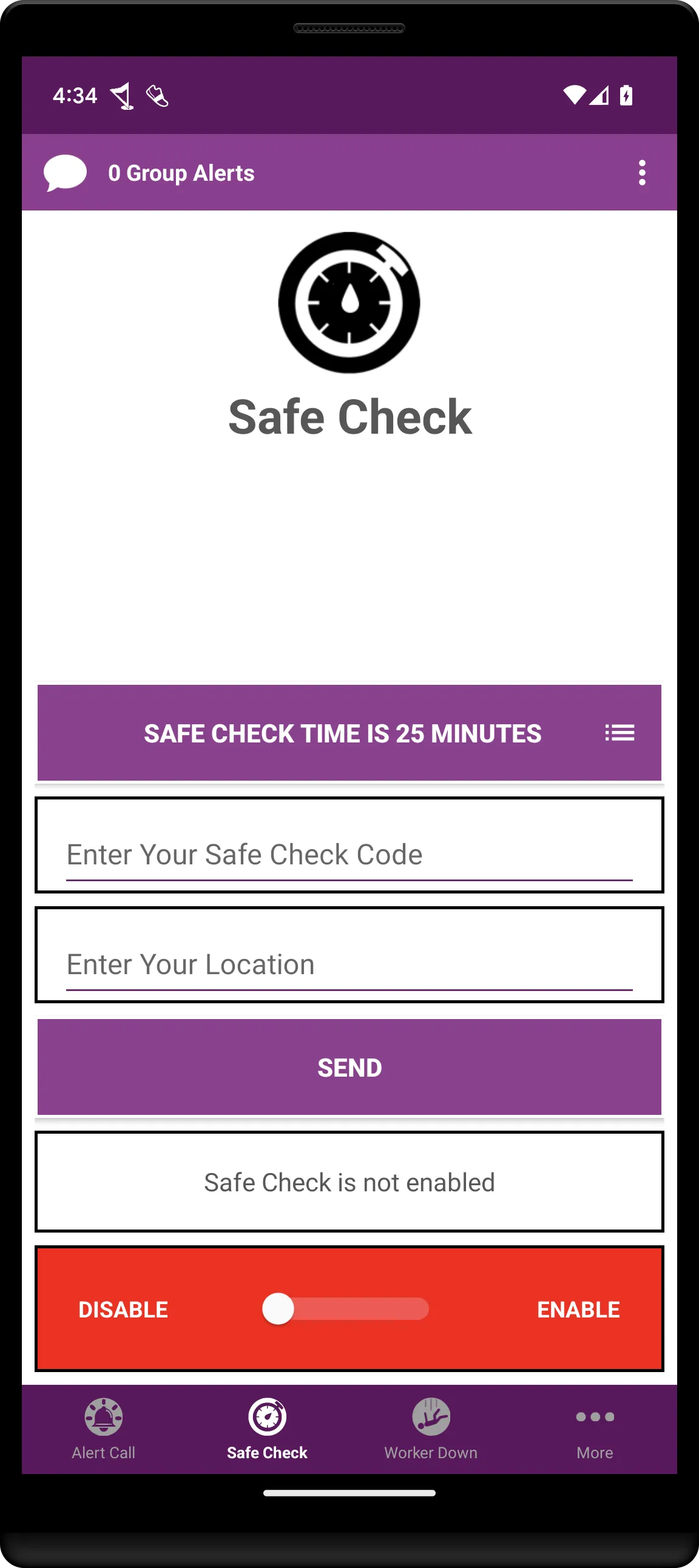 LoneWorker Safe Hub | Indus Appstore | Screenshot