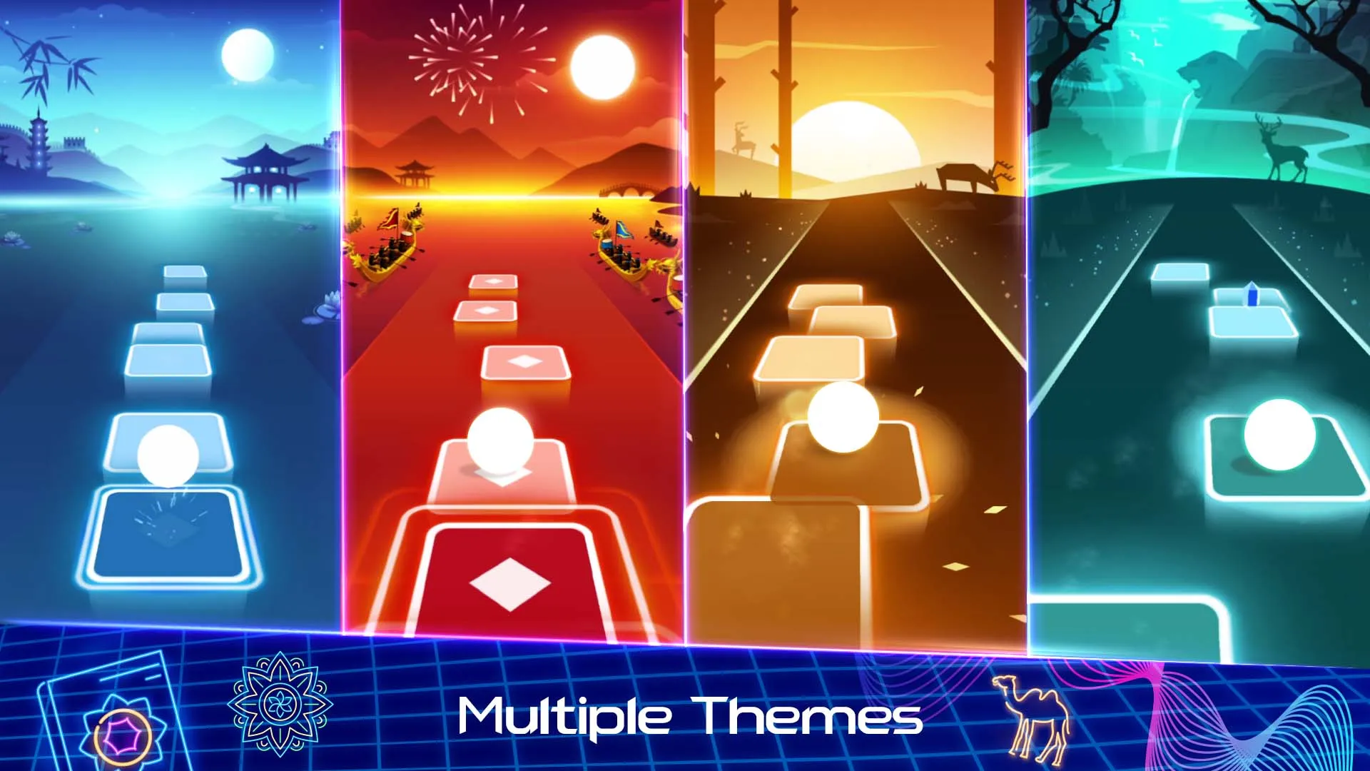 Tiles Hop EDM Rush Music Game | Indus Appstore | Screenshot