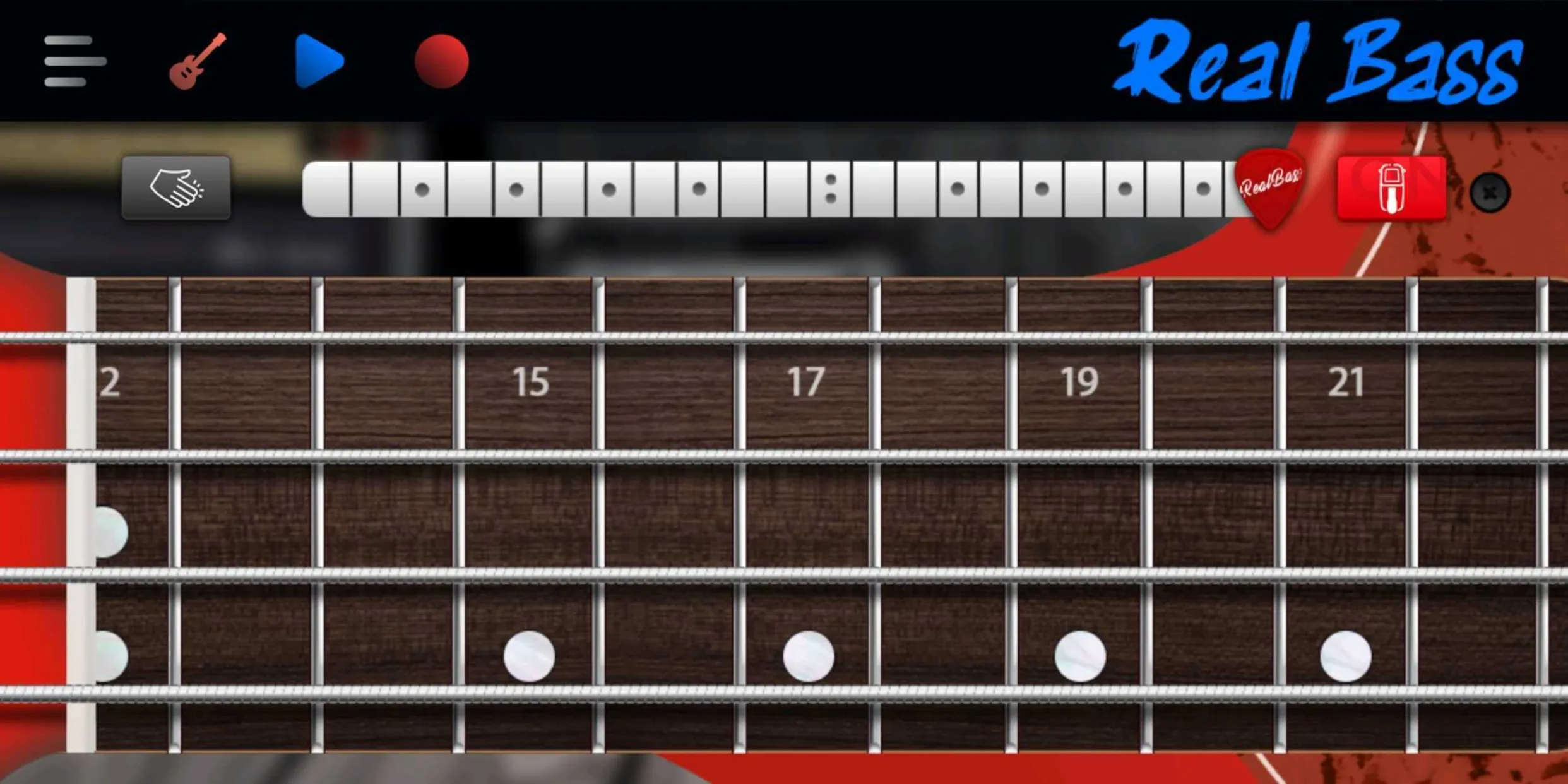 Real Bass: bass guitar | Indus Appstore | Screenshot