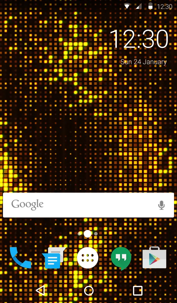 Gold Mosaic Animated Keyboard | Indus Appstore | Screenshot