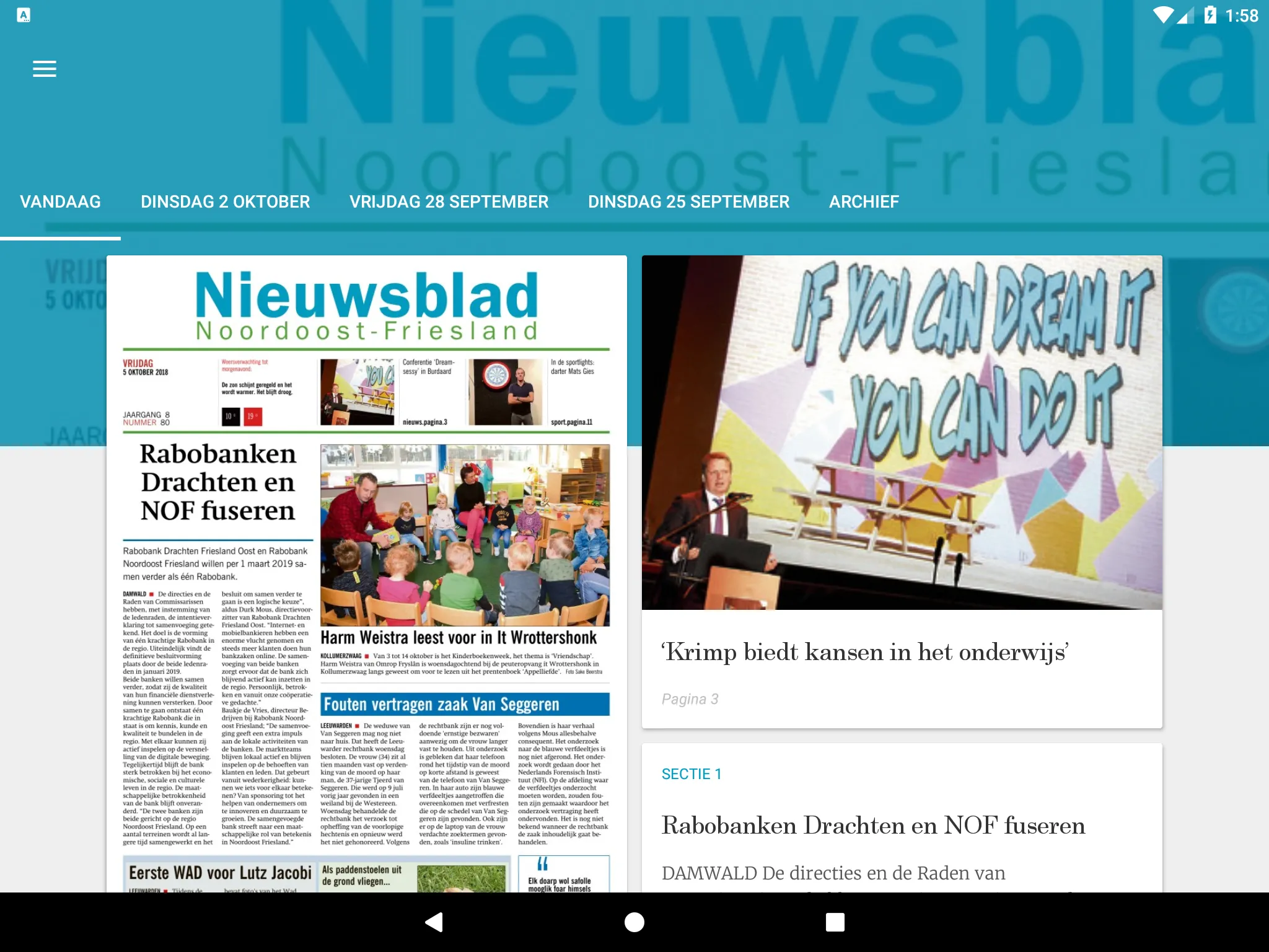 Nieuwsblad Noordoost Friesland | Indus Appstore | Screenshot