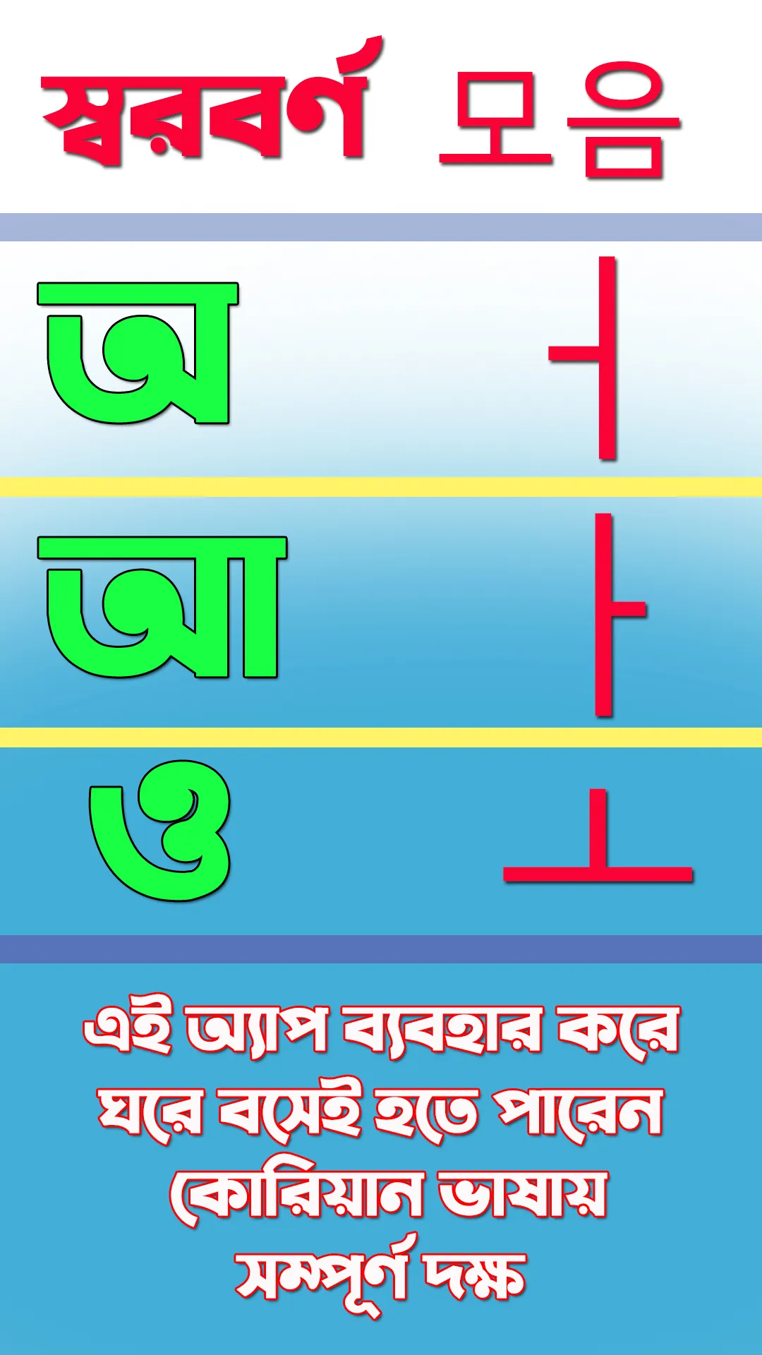 কোরিয়ান ভাষা শিক্ষা-A To Z | Indus Appstore | Screenshot