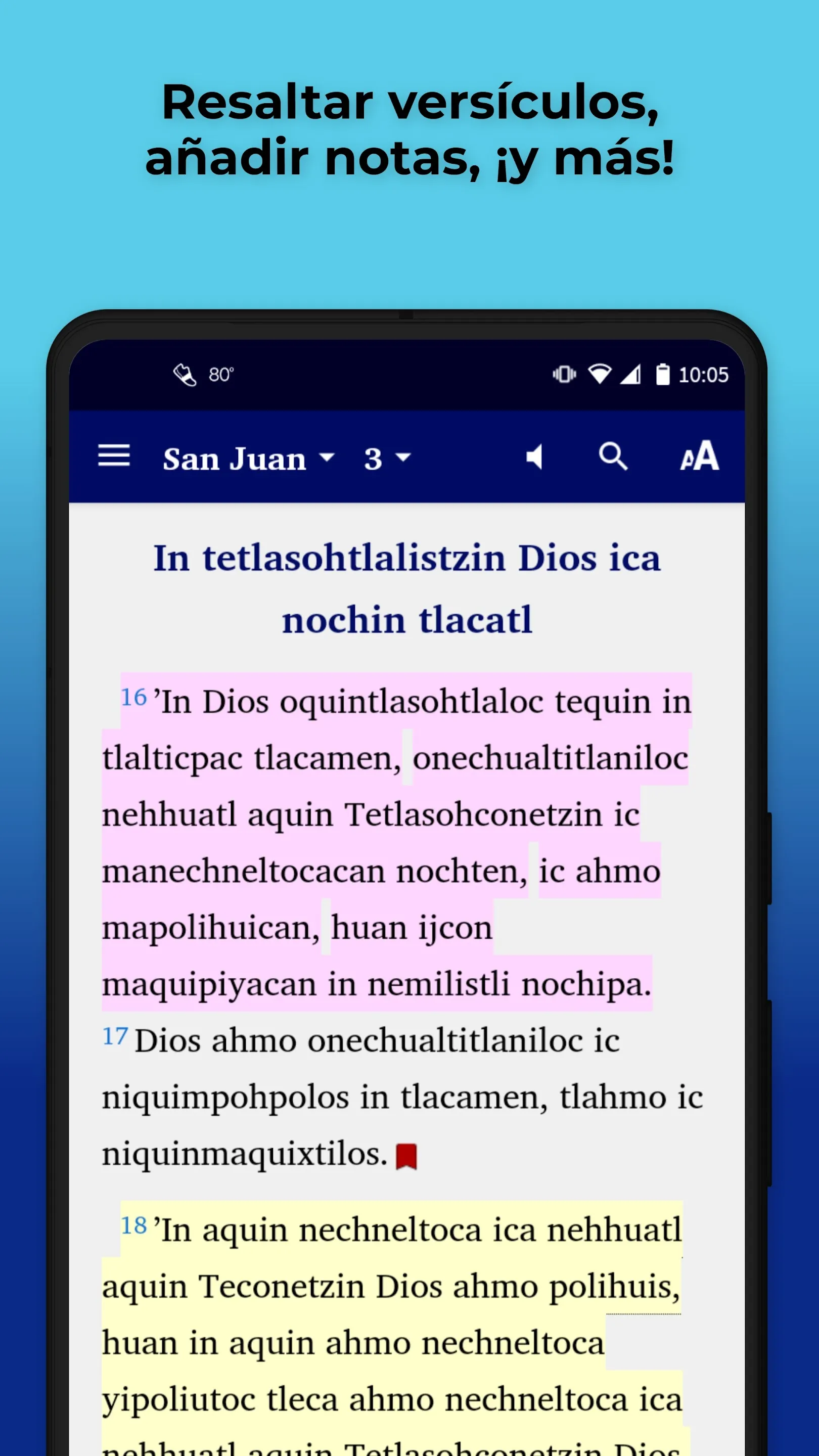 Northern Puebla Náhuatl Bible | Indus Appstore | Screenshot