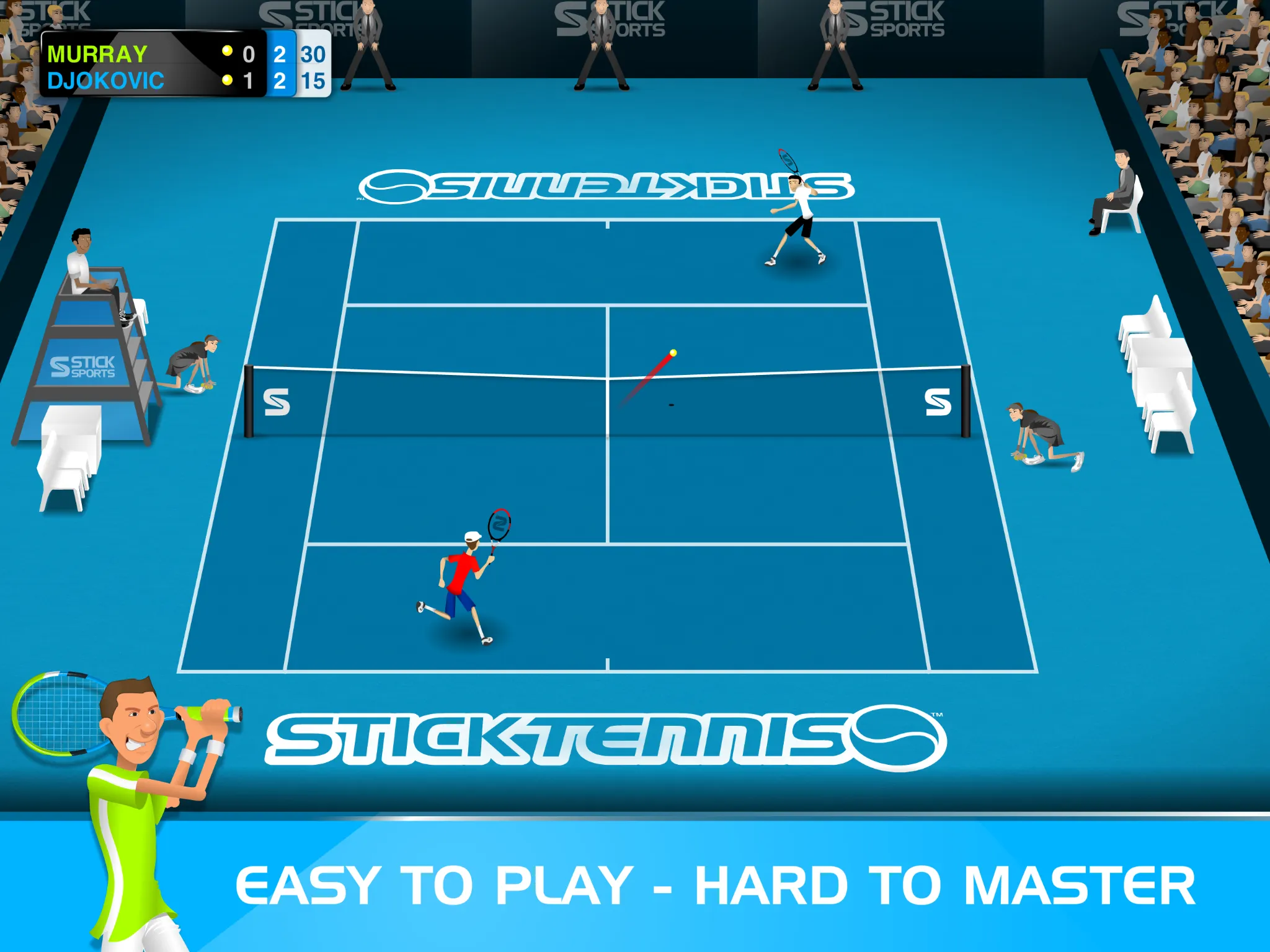 Stick Tennis | Indus Appstore | Screenshot