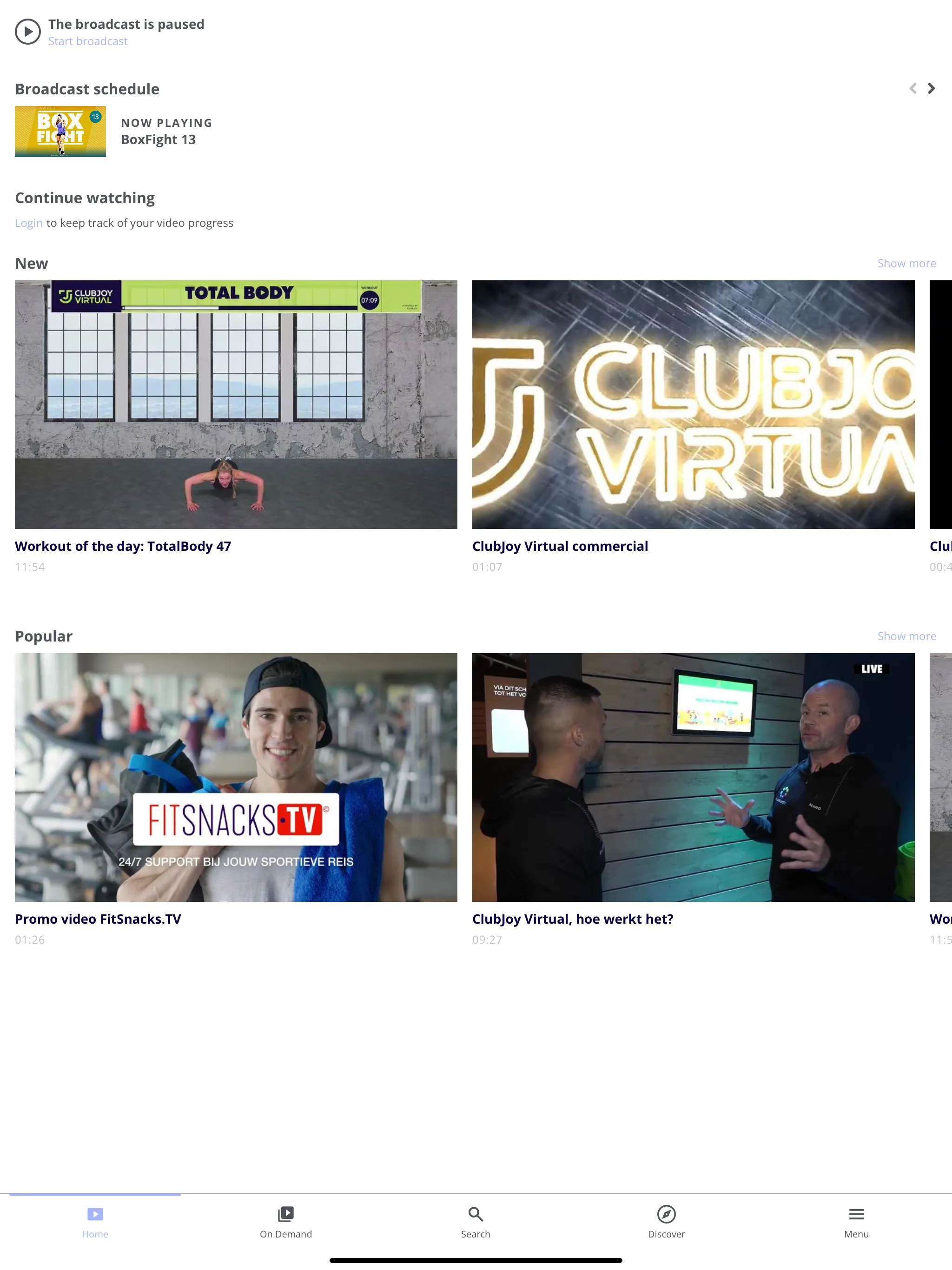 ClubJoy at Home | Indus Appstore | Screenshot