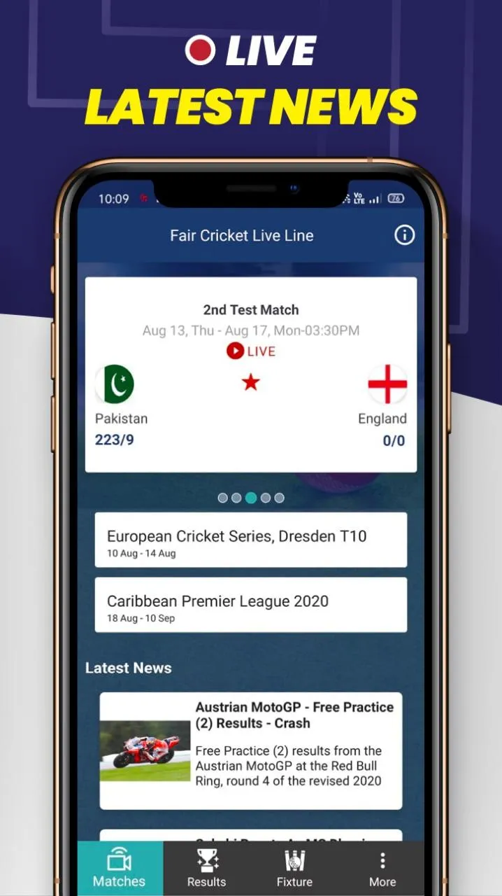 Fair Cricket Line : Live Score | Indus Appstore | Screenshot