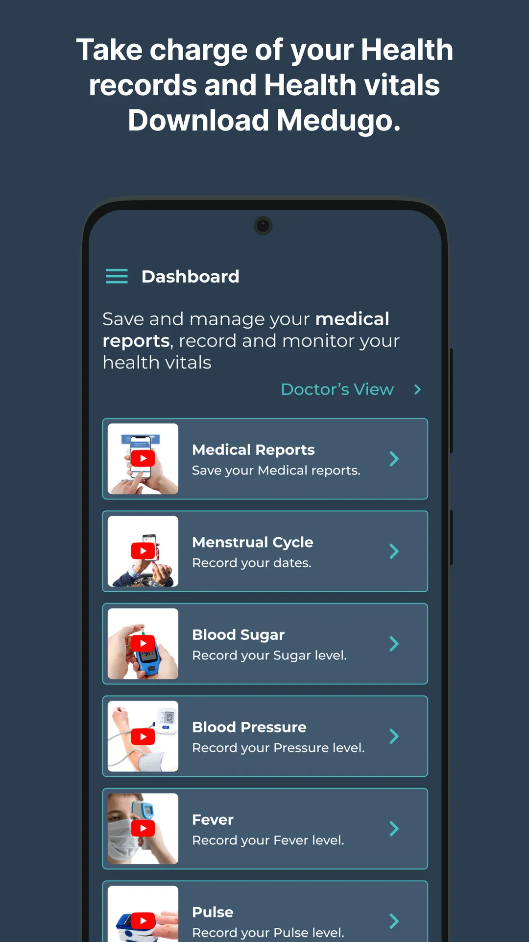 Medugo-Health Vitals On the Go | Indus Appstore | Screenshot