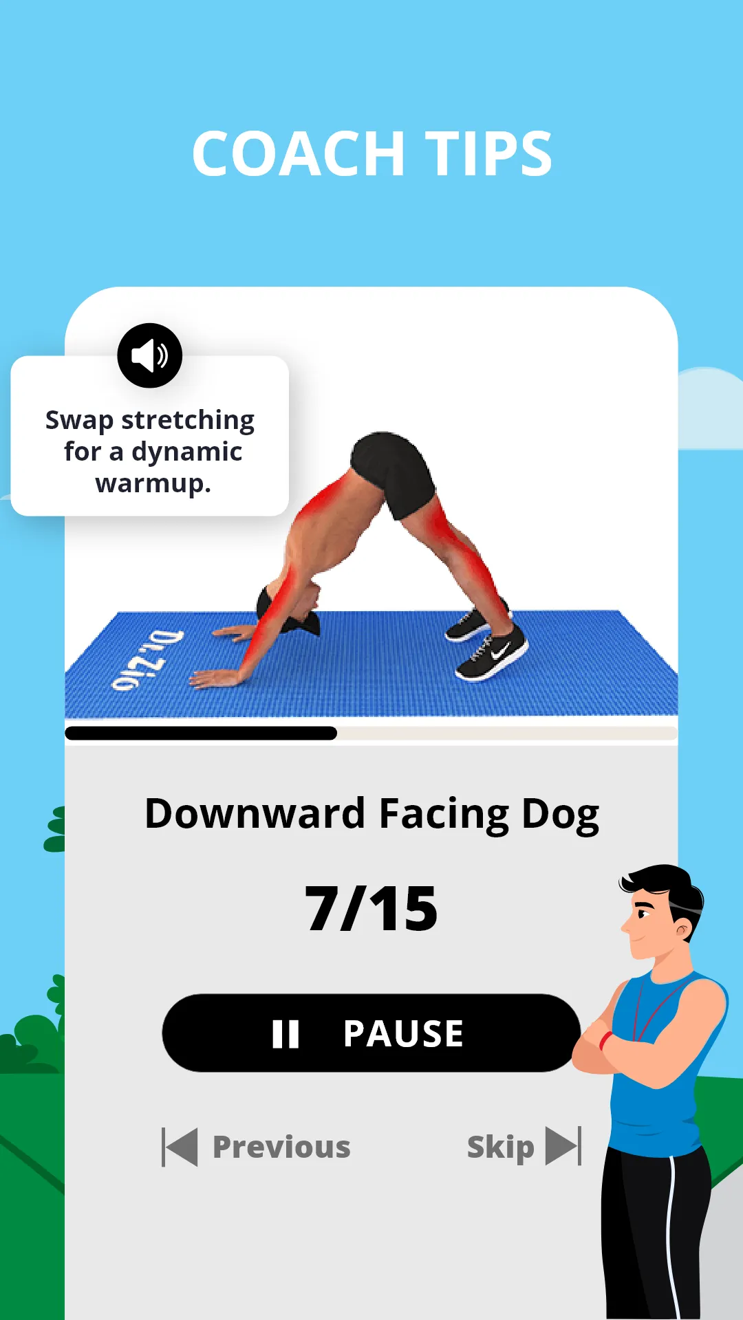 Warm Up Exercise–Home Workout | Indus Appstore | Screenshot