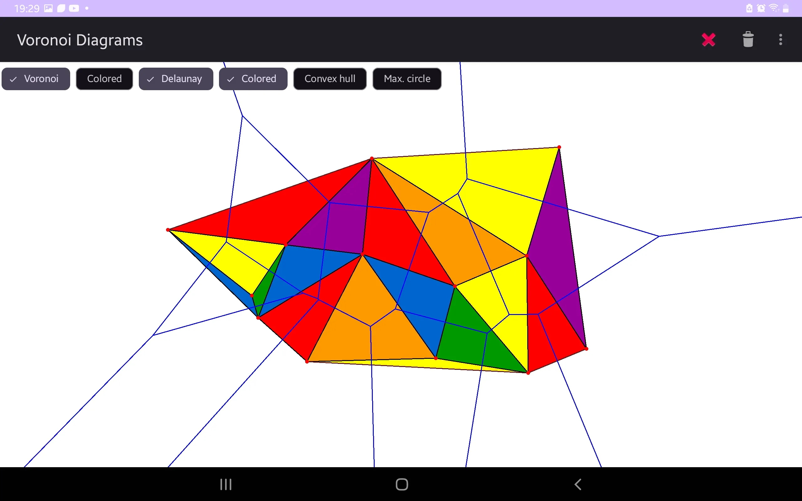 Voronoi Diagram | Indus Appstore | Screenshot