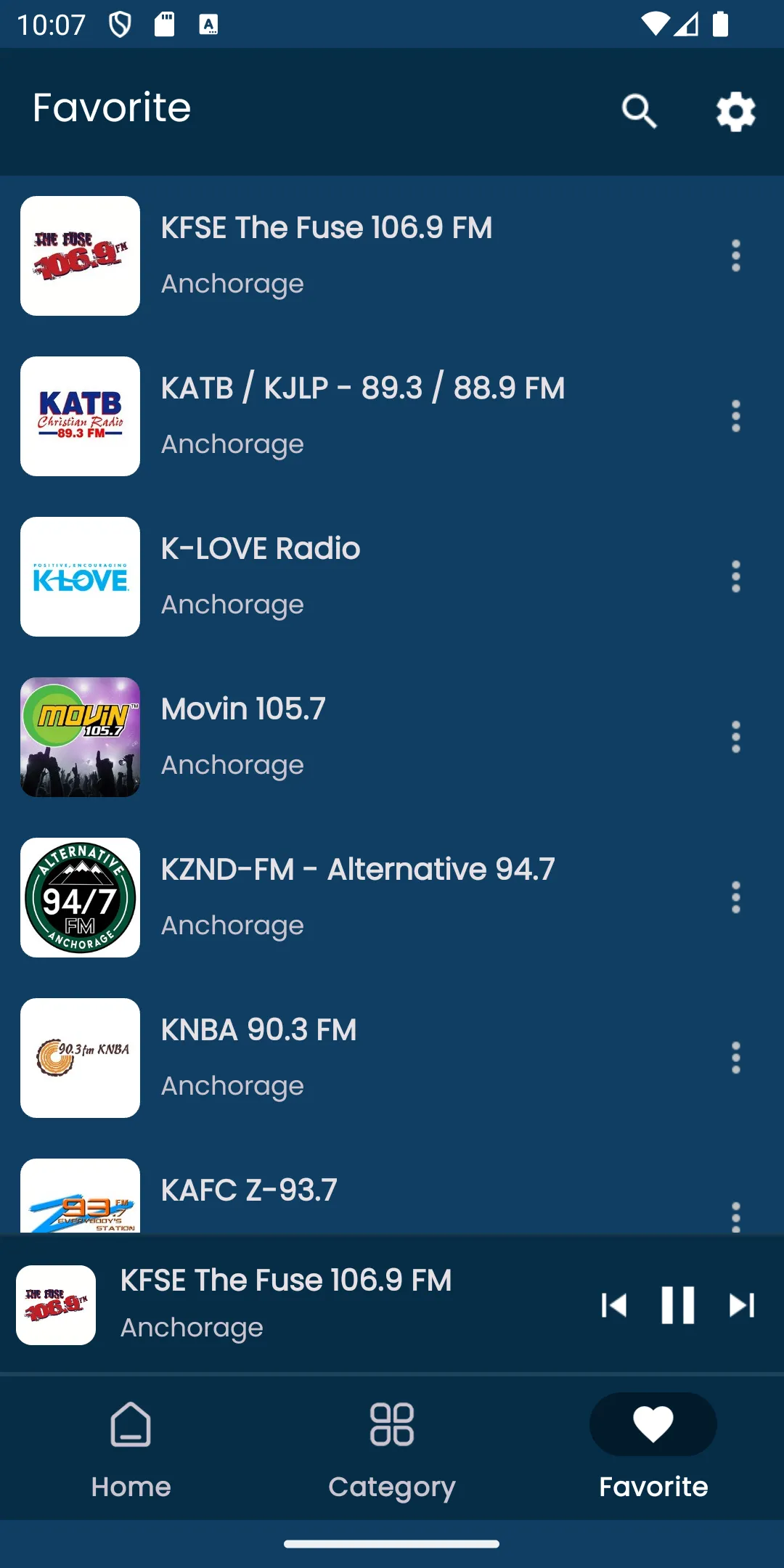 Radios from Anchorage | Indus Appstore | Screenshot