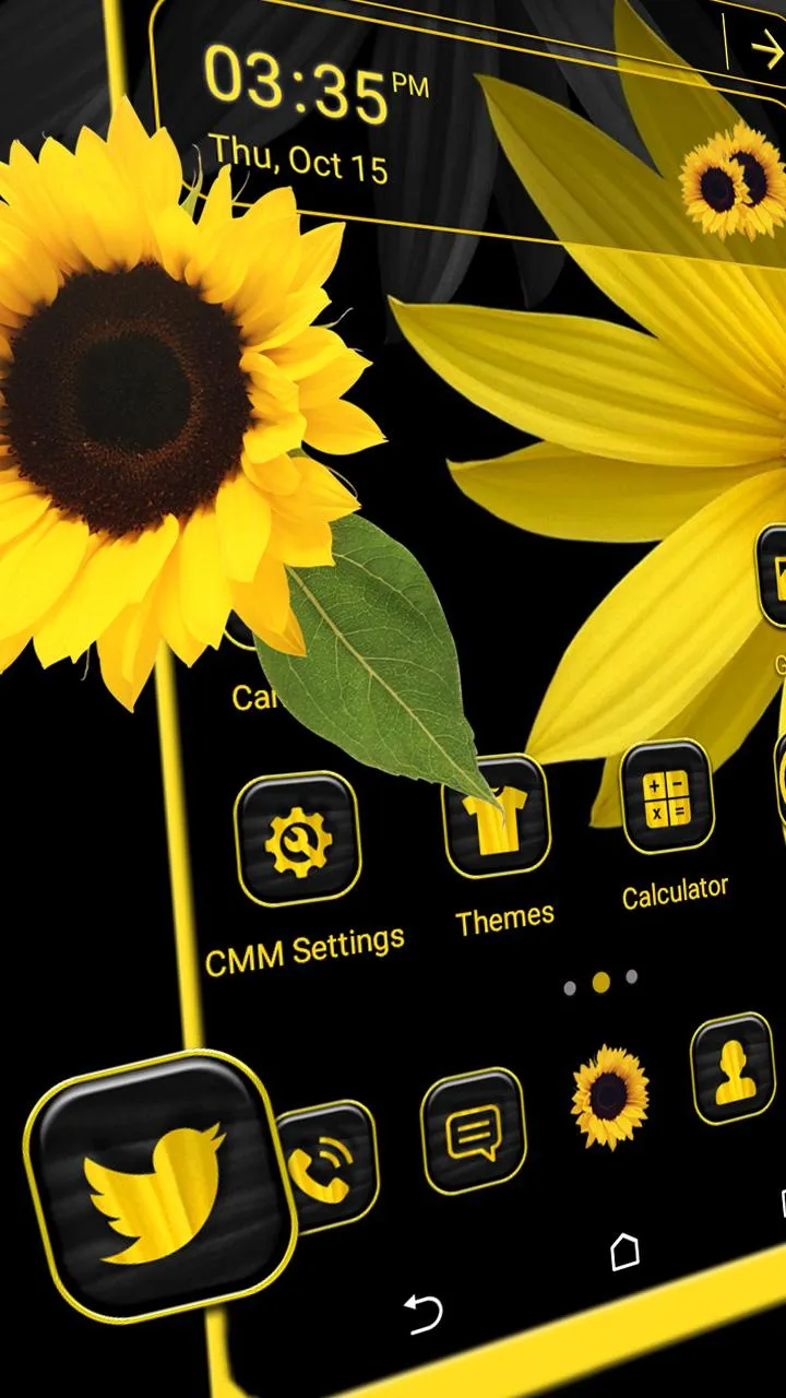 Sunflower Launcher Theme | Indus Appstore | Screenshot