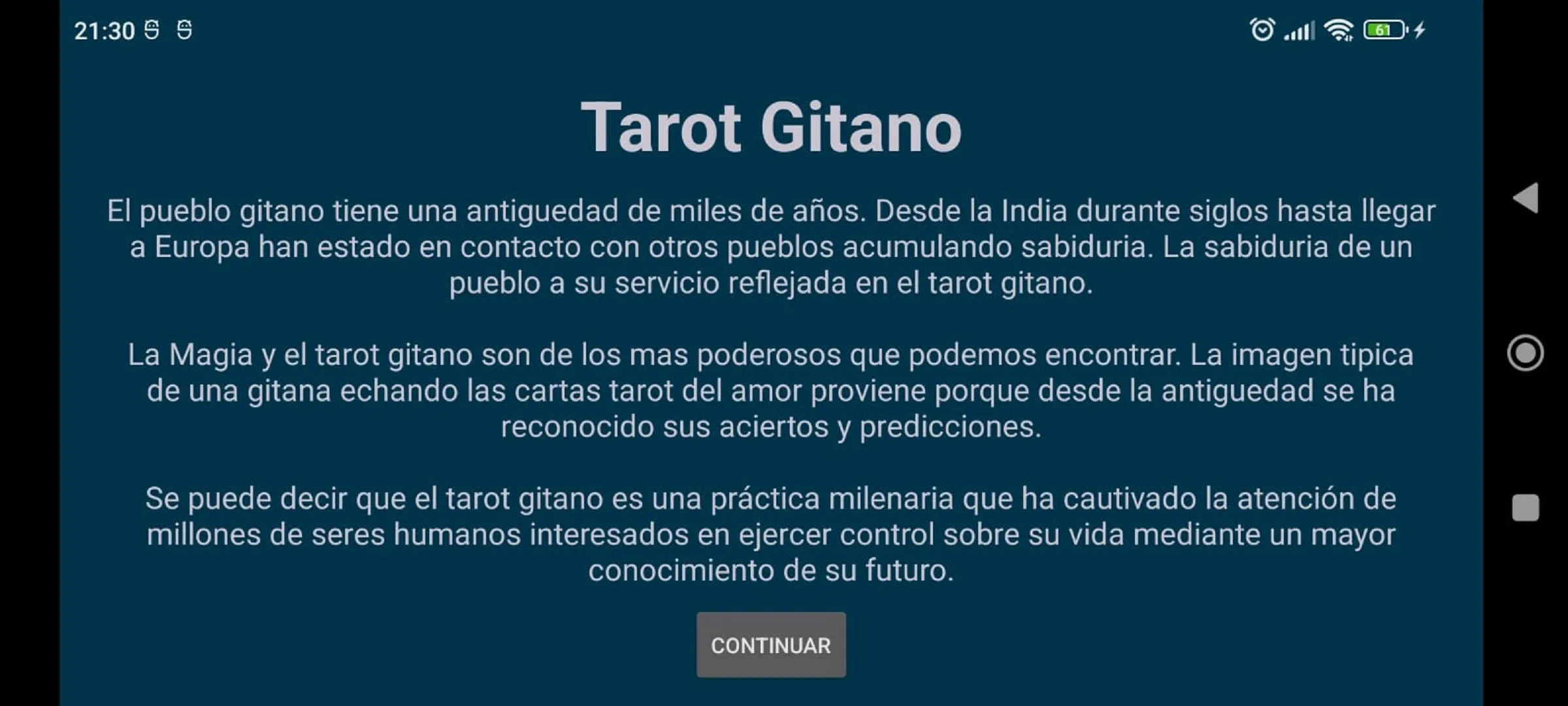 Tarot Gitano | Indus Appstore | Screenshot