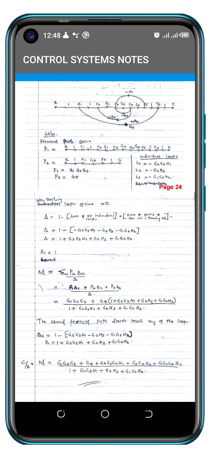 CONTROL SYSTEMS NOTES | Indus Appstore | Screenshot