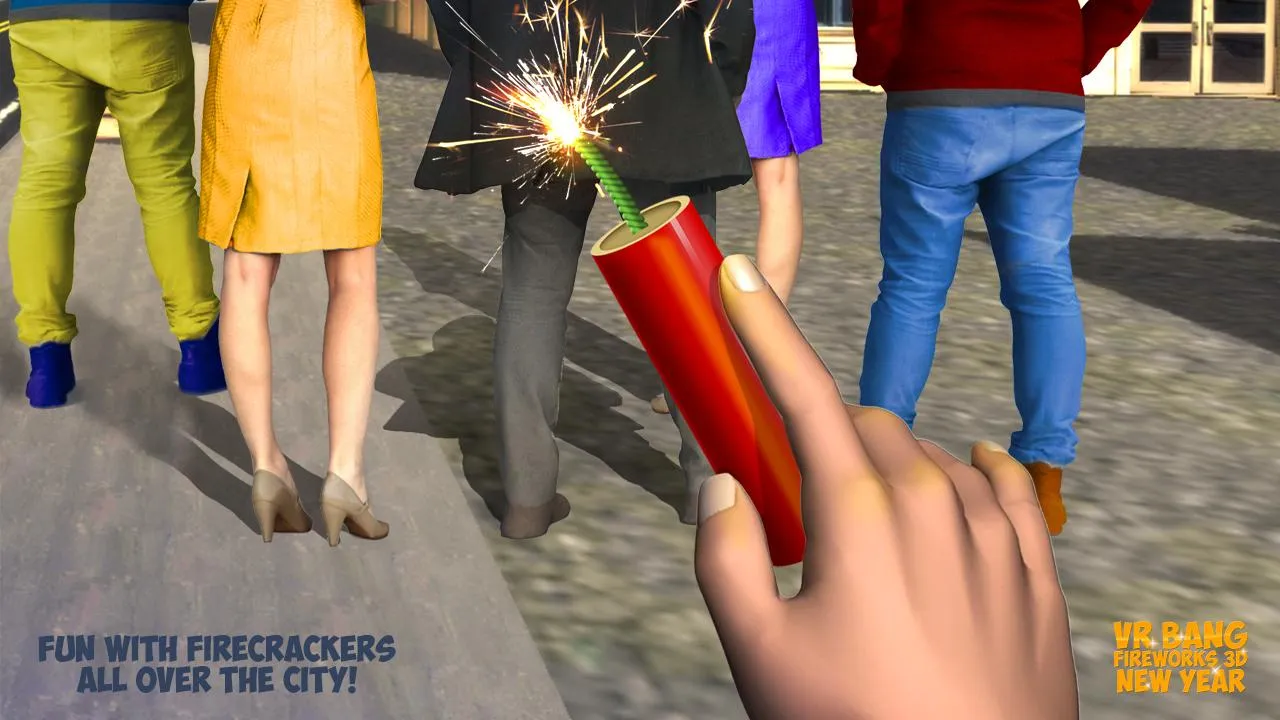 VR Bang Fireworks 3D NewYear | Indus Appstore | Screenshot