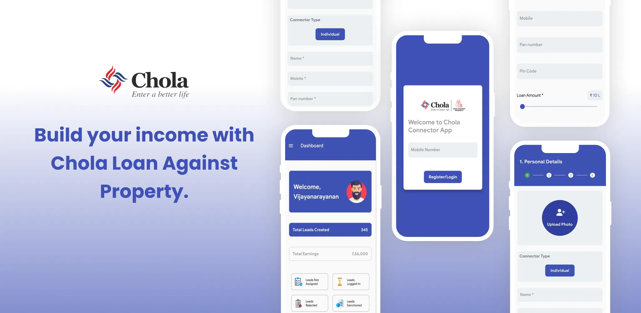Chola Connector- Refer & Earn | Indus Appstore | Screenshot