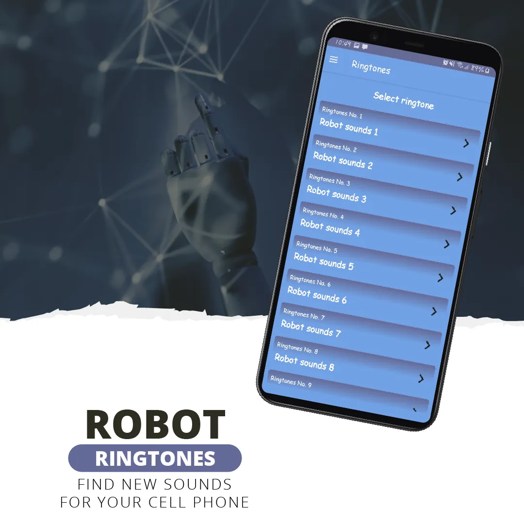 Robot ringtones, robot sounds | Indus Appstore | Screenshot