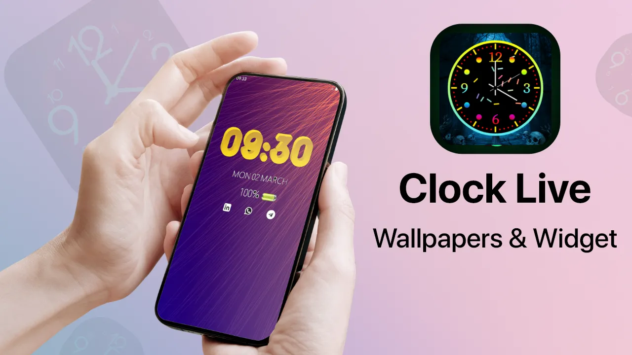 Clock App Wallpaper Live | Indus Appstore | Screenshot