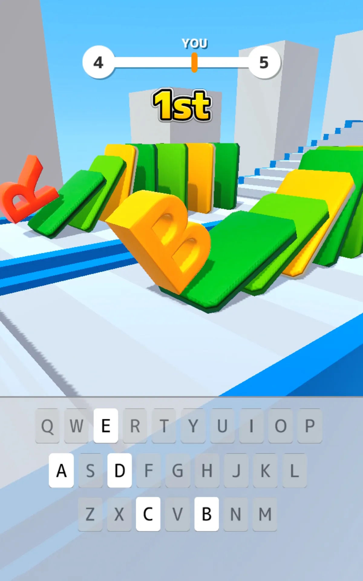 Type Spin: alphabet run game | Indus Appstore | Screenshot