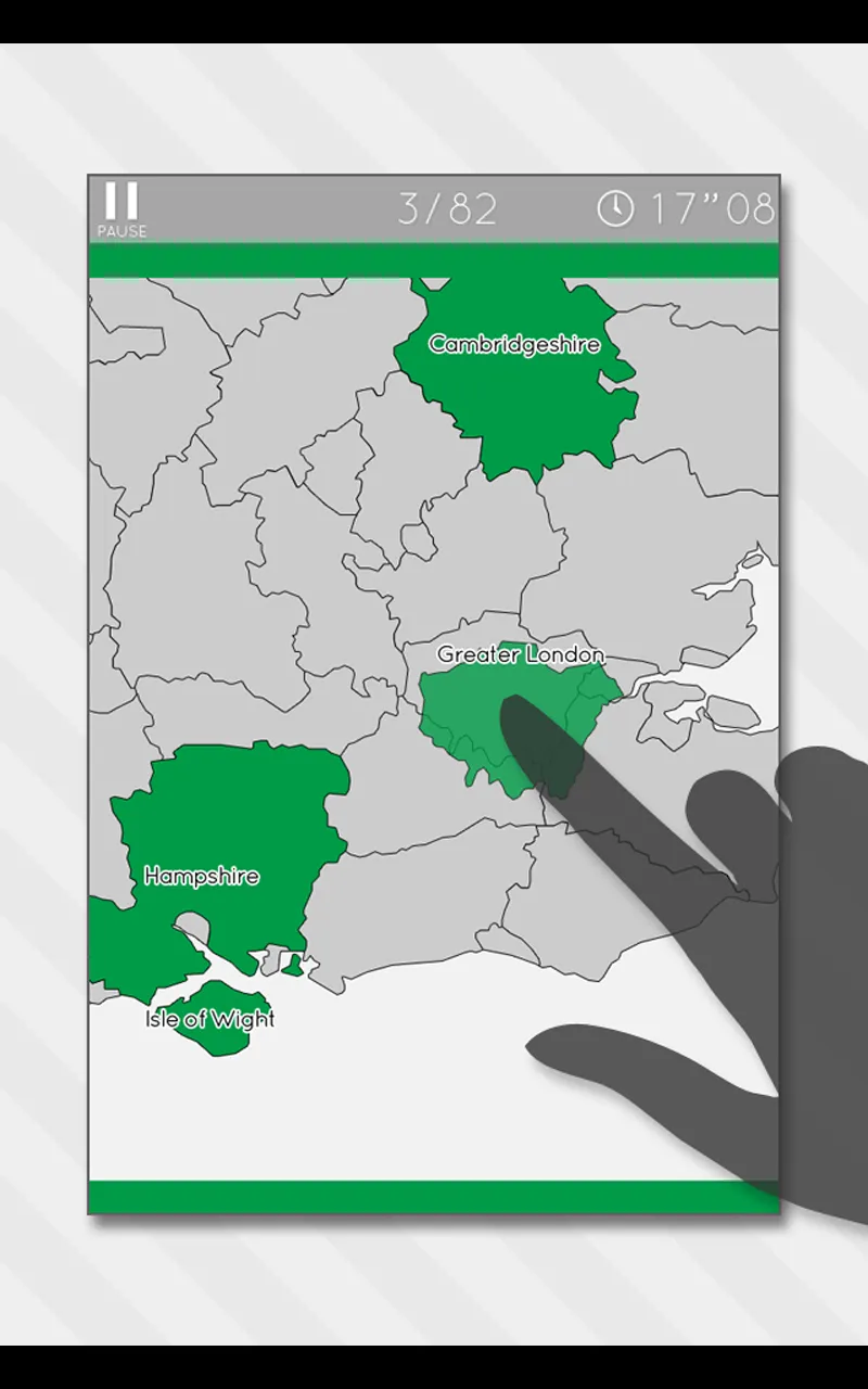 E. Learning UK Map Puzzle | Indus Appstore | Screenshot
