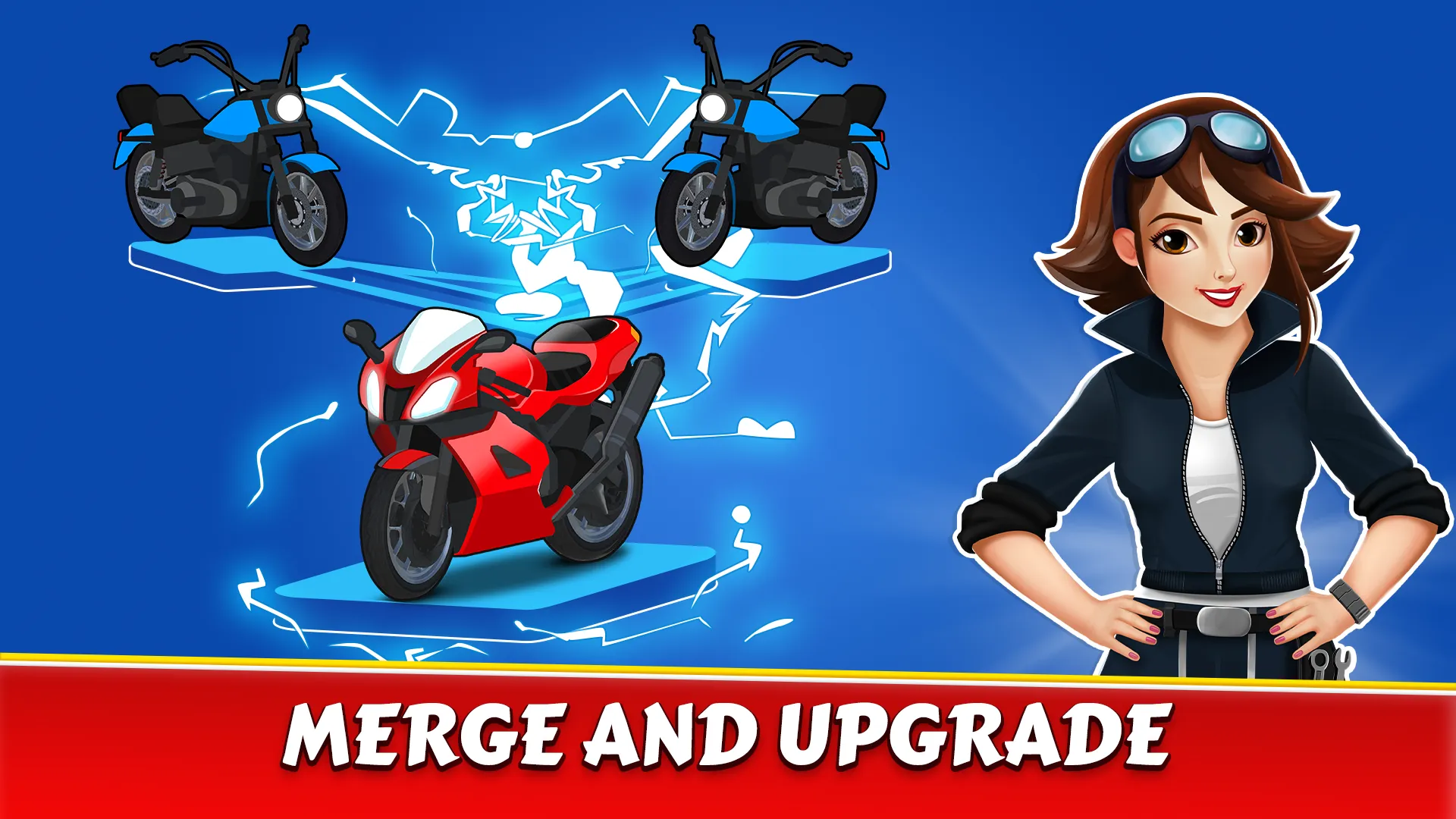 Merge Bike game Idle Tycoon | Indus Appstore | Screenshot