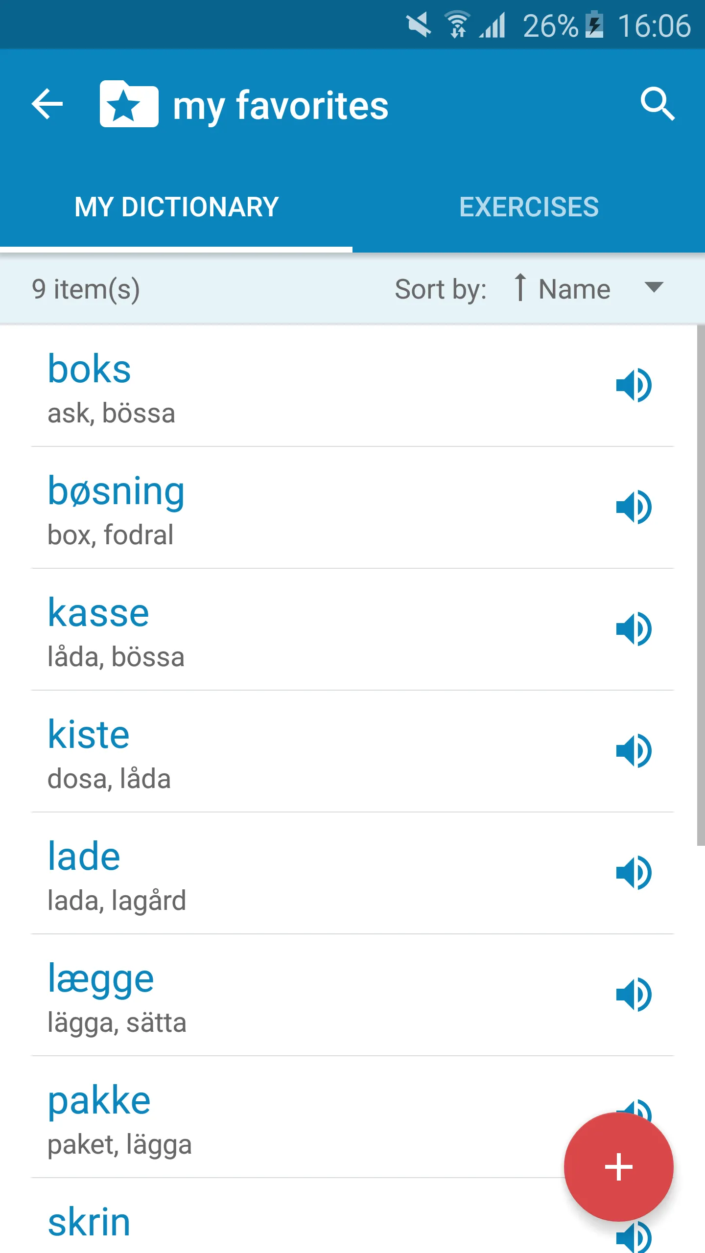 Danish-Swedish Dictionary | Indus Appstore | Screenshot