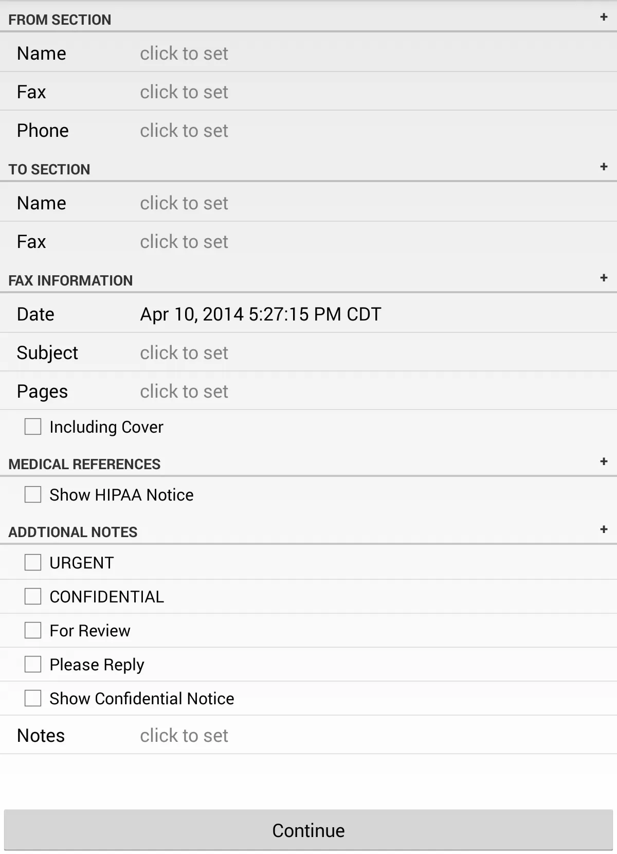 FaxCover Fax Cover Sheets | Indus Appstore | Screenshot