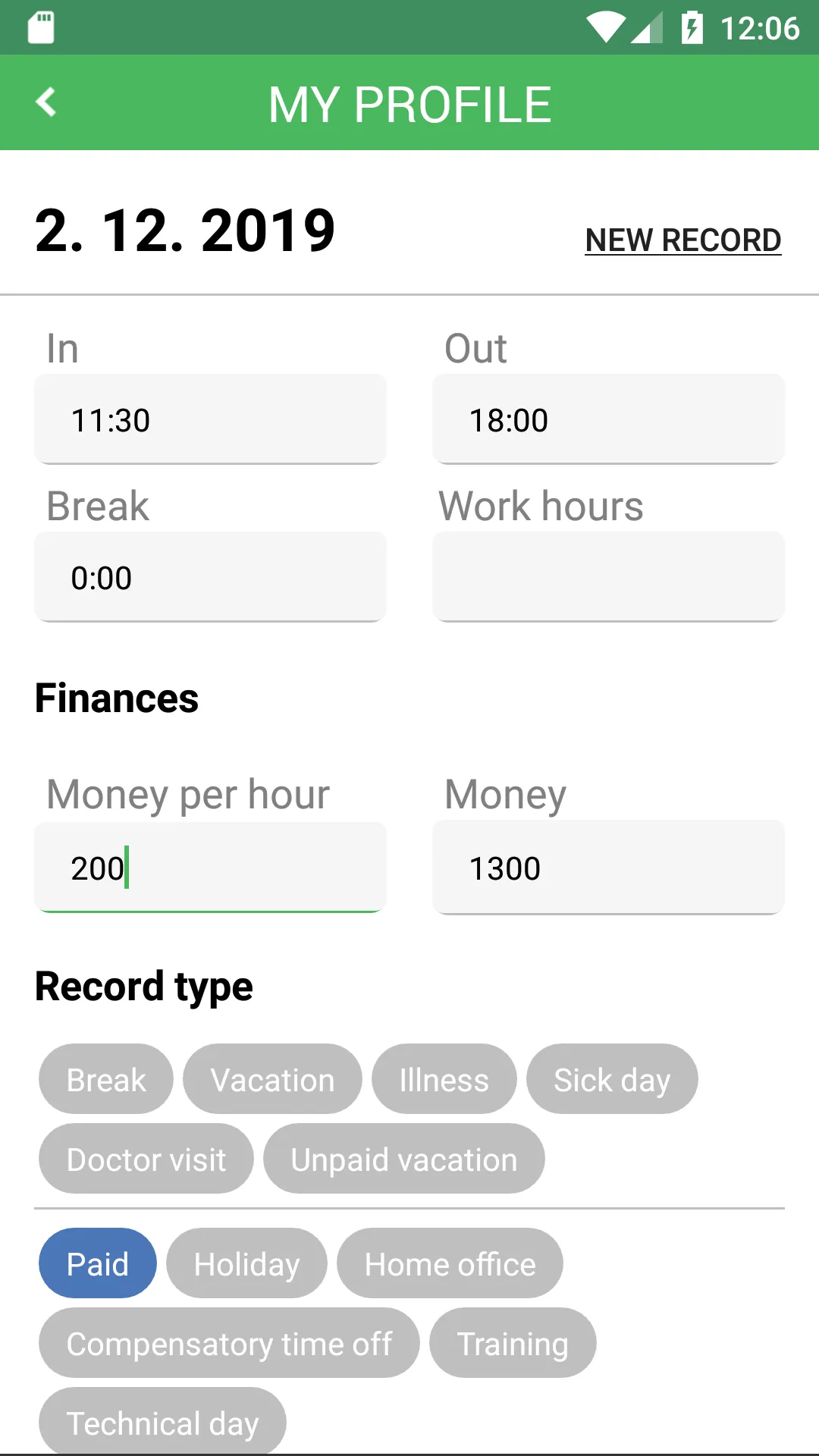 Working Timer - Timesheet | Indus Appstore | Screenshot