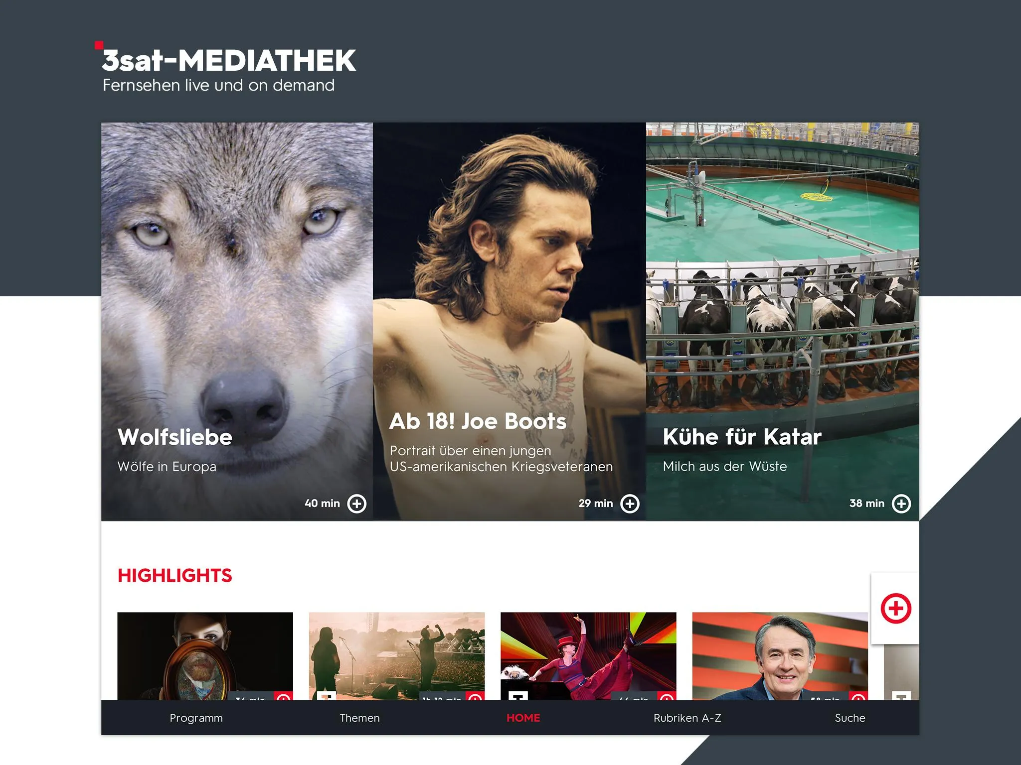 3sat-Mediathek | Indus Appstore | Screenshot