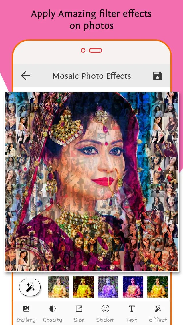 Mosaic Photo - Photo Editor | Indus Appstore | Screenshot