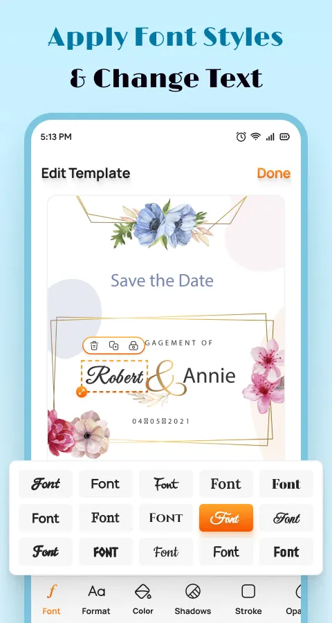 Wedding Invitation Maker App | Indus Appstore | Screenshot