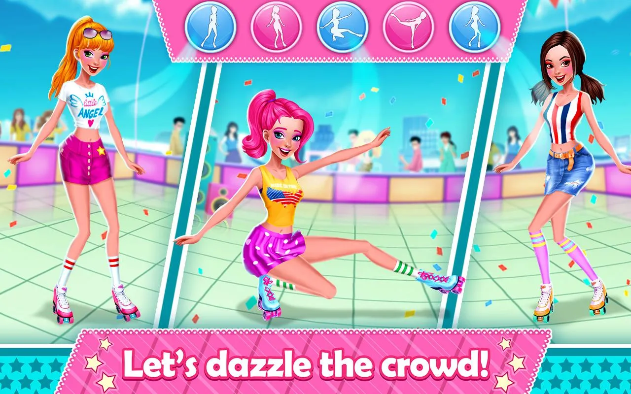 Roller Skating Girl - Street D | Indus Appstore | Screenshot