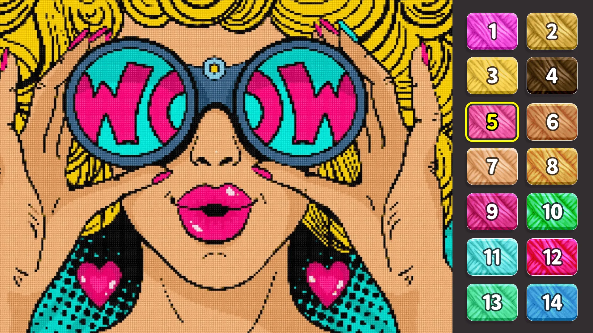 Cross Stitch: Color by Number | Indus Appstore | Screenshot