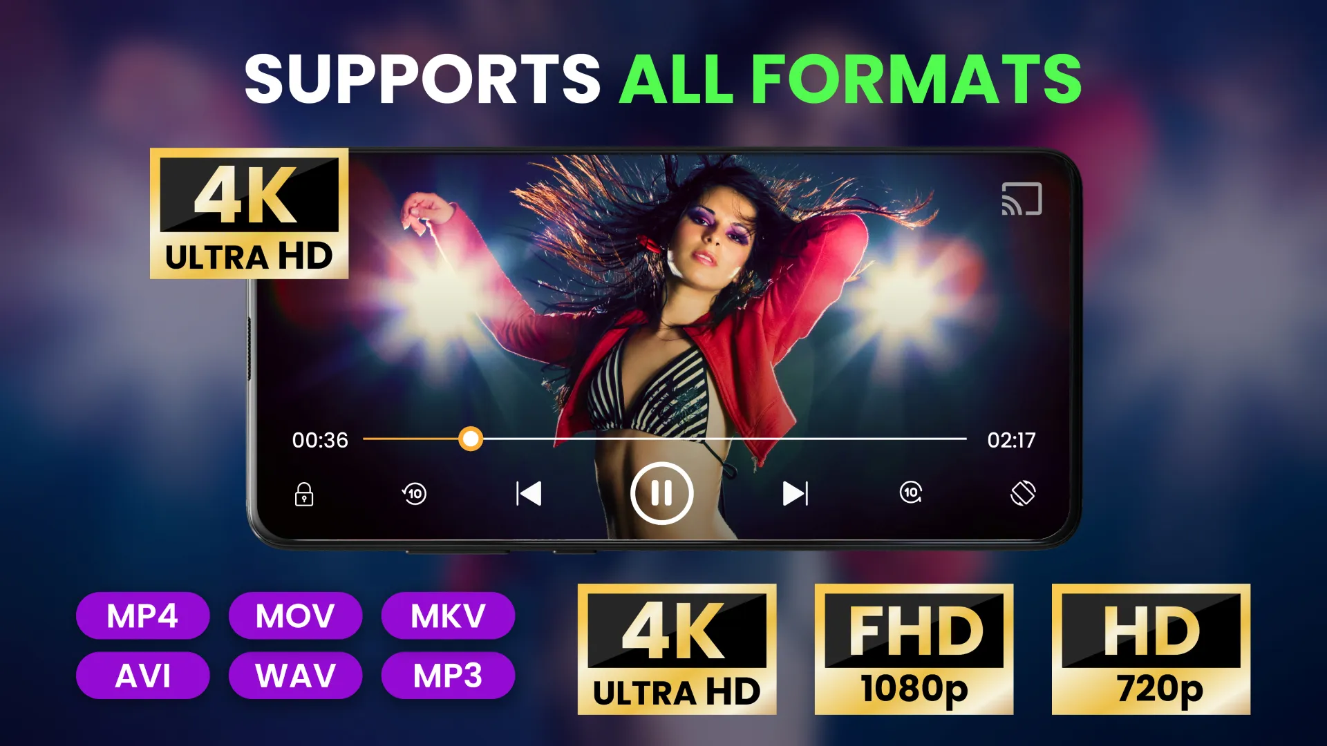 Video Player HD : Music Player | Indus Appstore | Screenshot