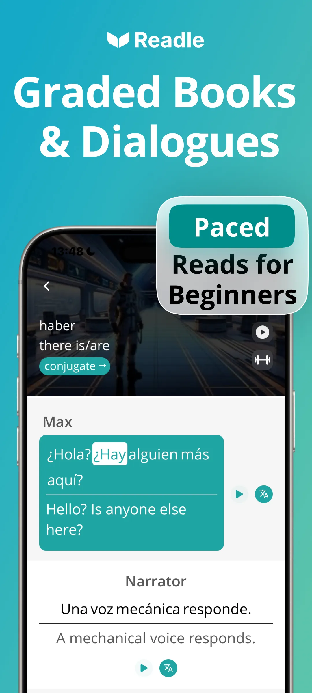 Learn Spanish: Daily Readle | Indus Appstore | Screenshot