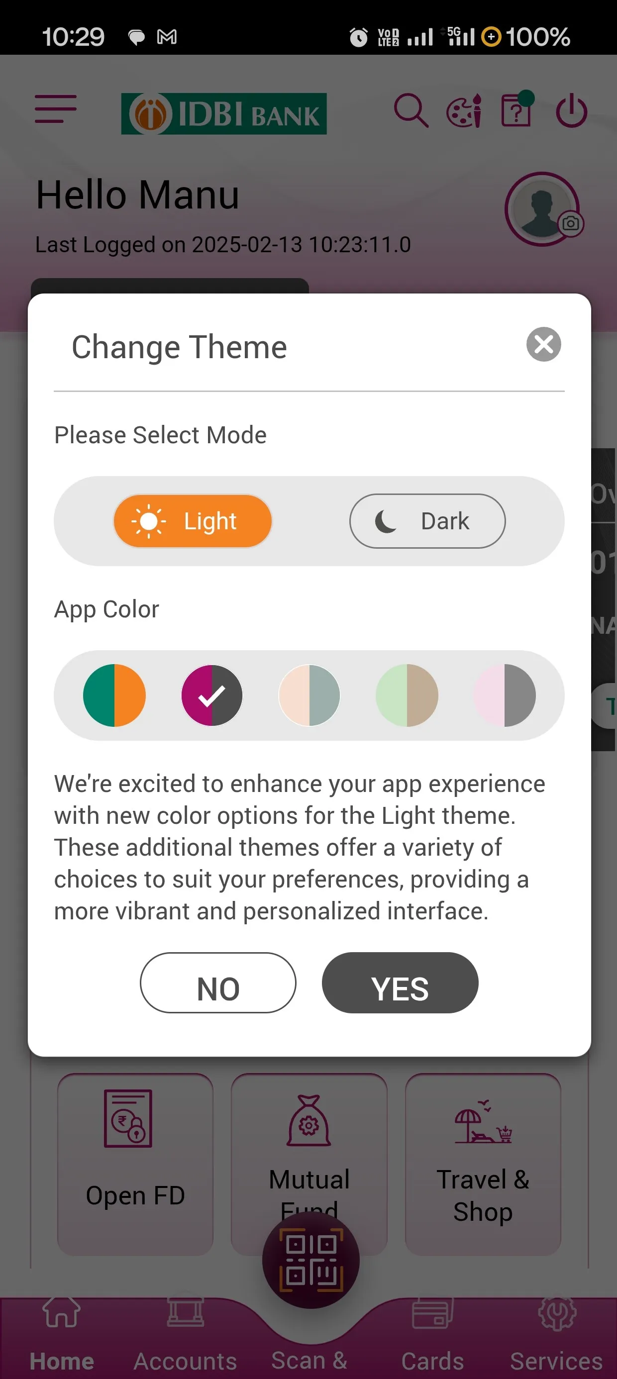 IDBI Bank GO Mobile+ | Indus Appstore | Screenshot