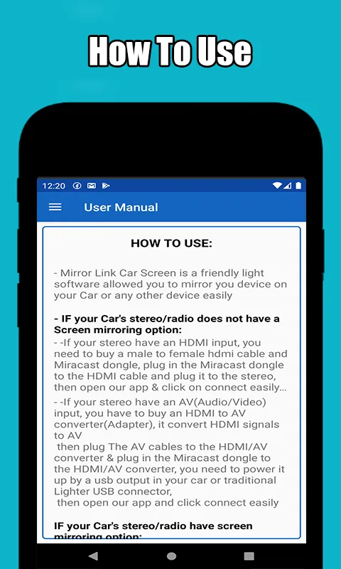 Mirror link car connector | Indus Appstore | Screenshot