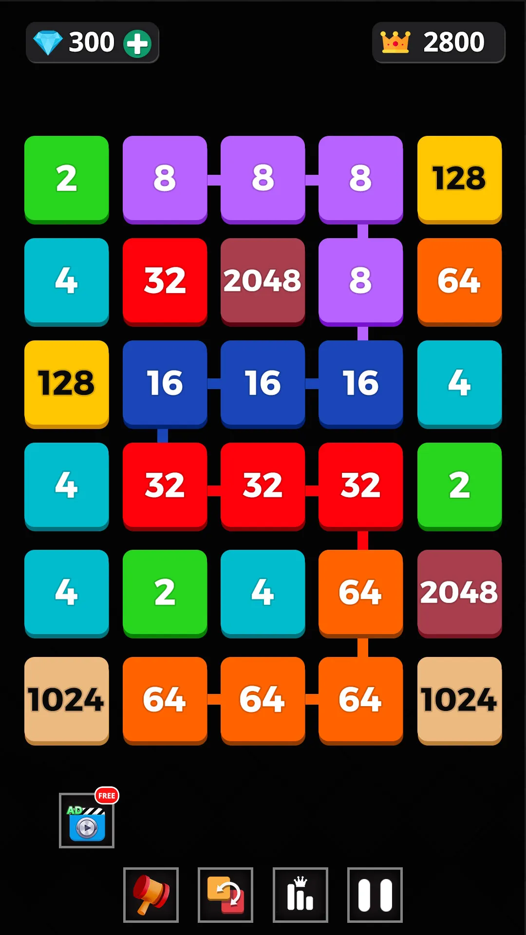 2248 Block Merge Puzzle 3d | Indus Appstore | Screenshot