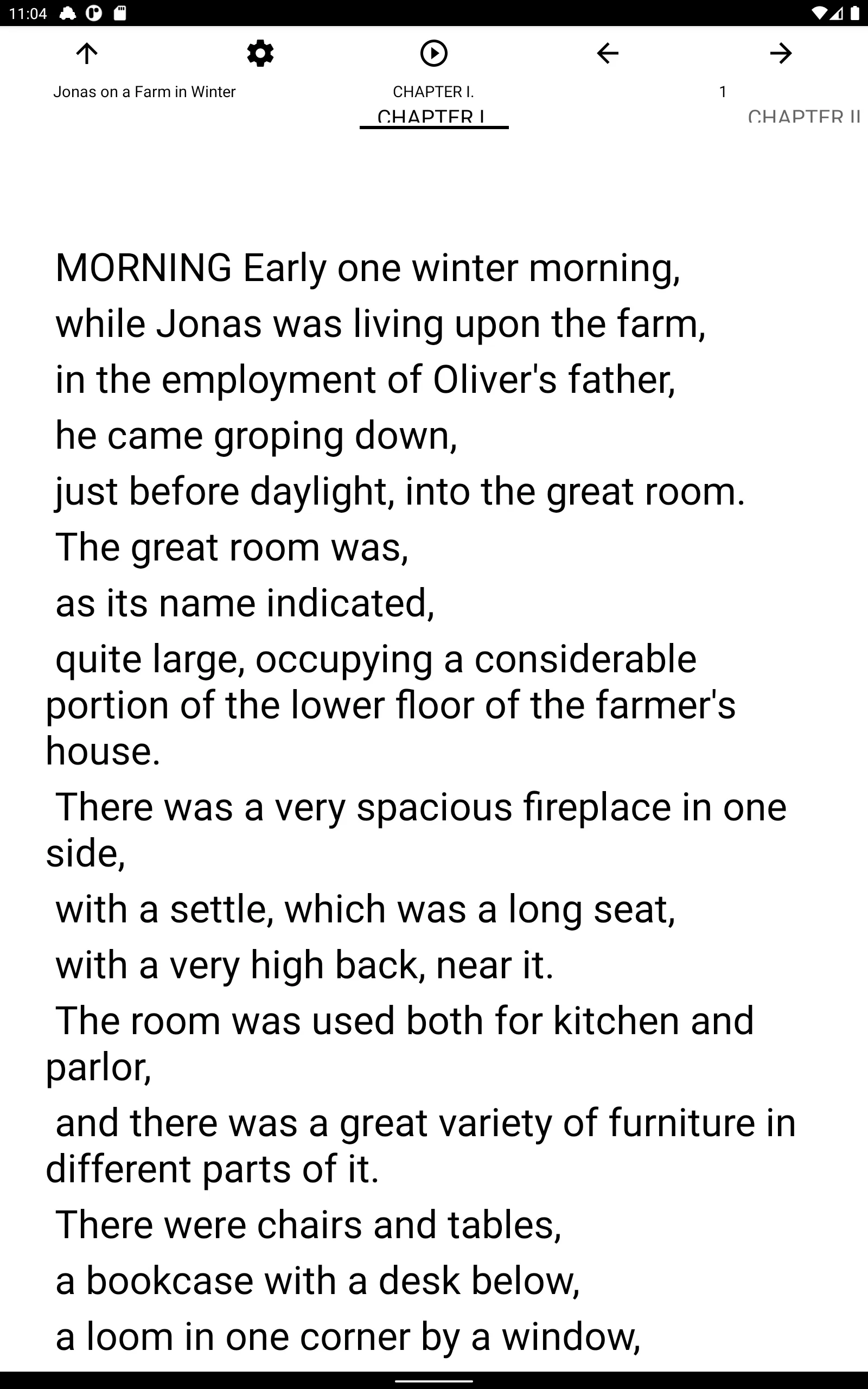 Book, Jonas on a Farm in Winte | Indus Appstore | Screenshot