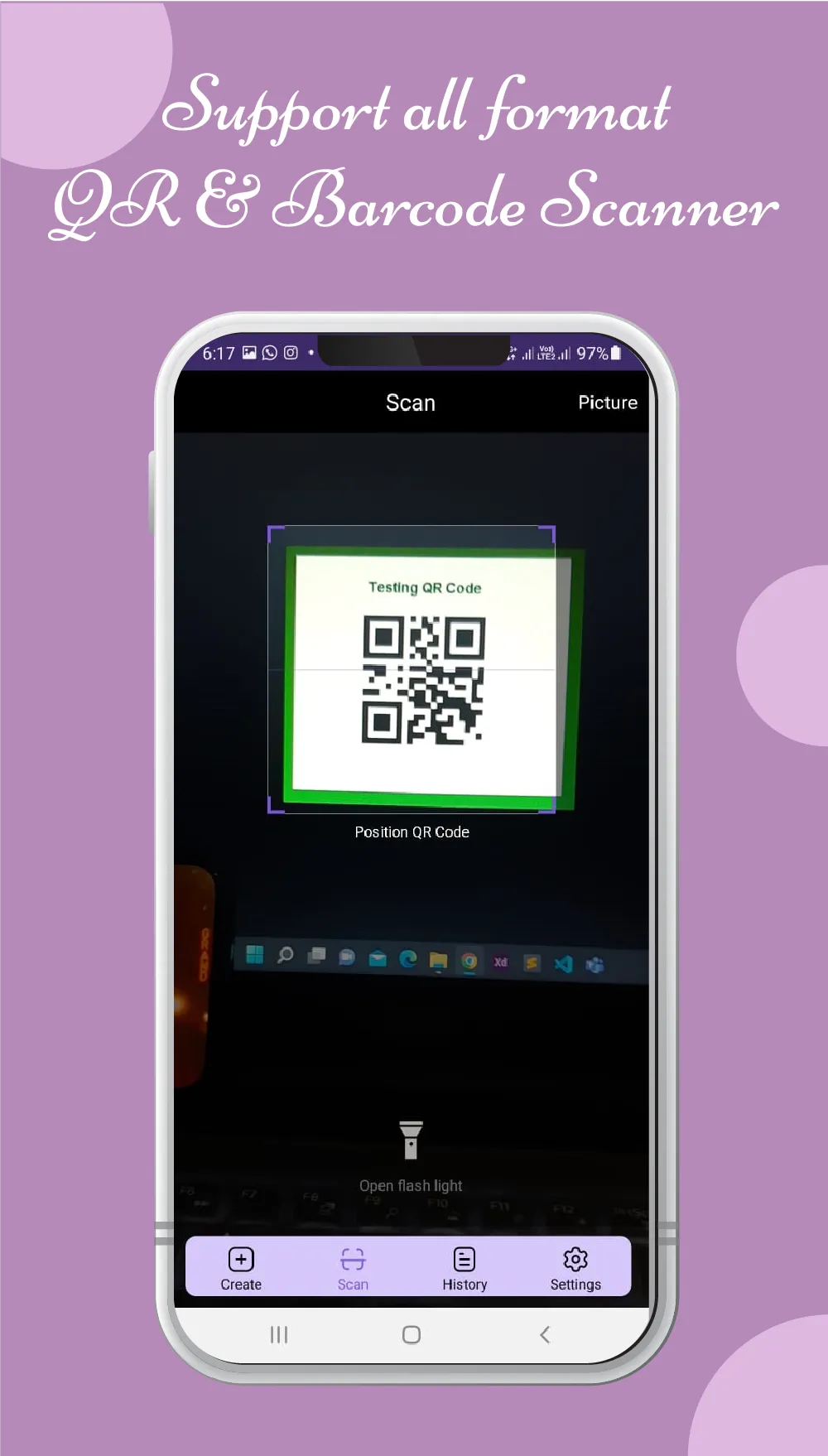 QR Scanner Aadharcard Barcode | Indus Appstore | Screenshot