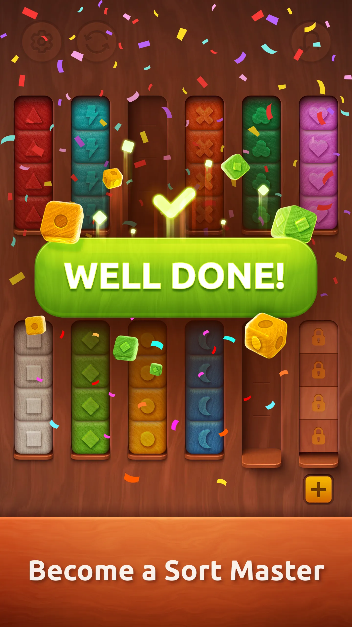 Colorwood Sort Puzzle Game | Indus Appstore | Screenshot
