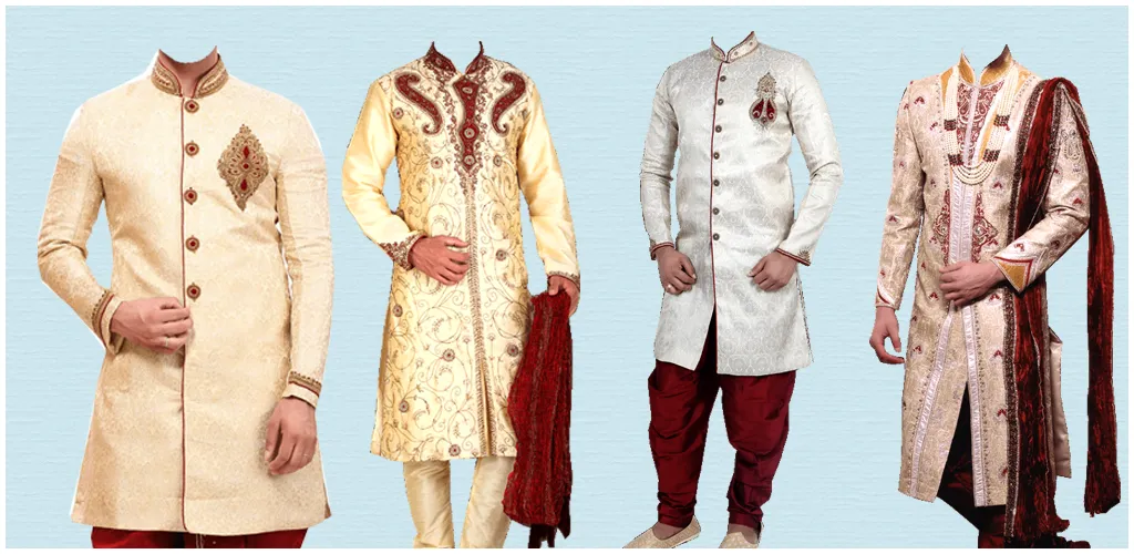 Men Sherwani Photo Suit | Indus Appstore | Screenshot