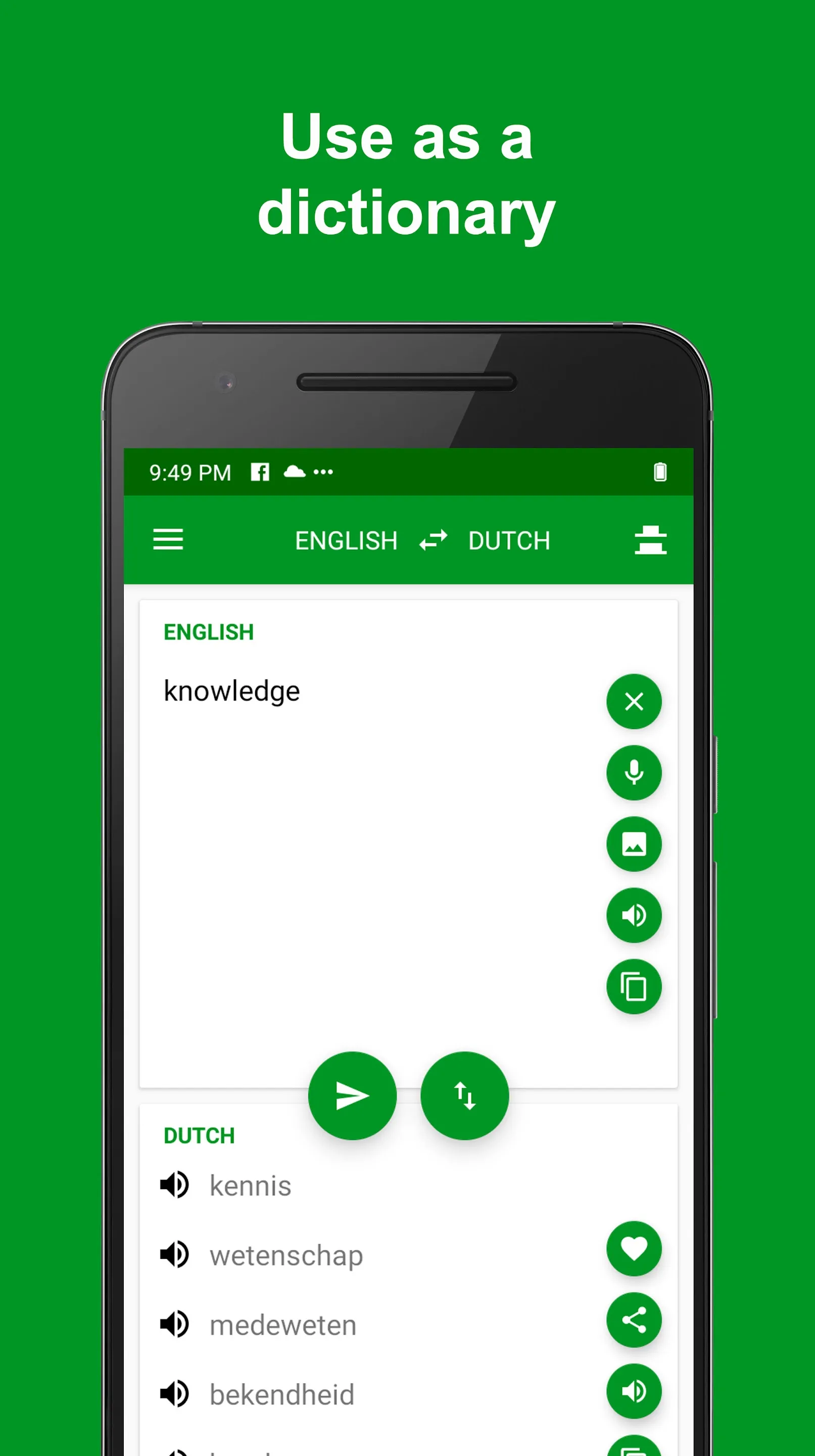 Dutch - English Translator | Indus Appstore | Screenshot